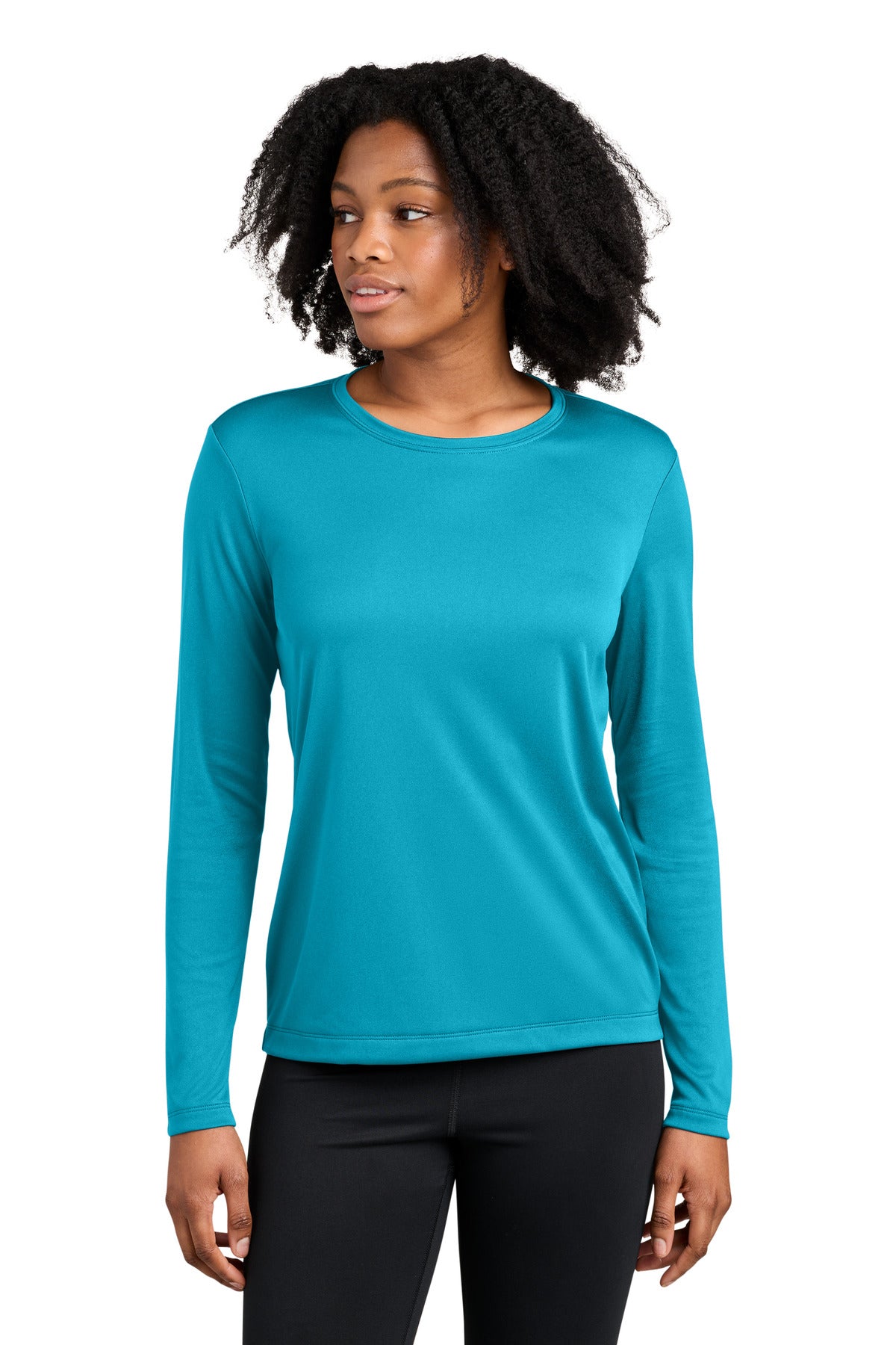 Sport-Tek LST350LS Womens Competitor Long Sleeve Crewneck