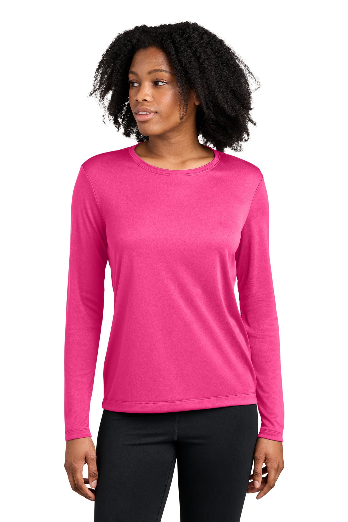 Sport-Tek LST350LS Womens Competitor Long Sleeve Crewneck