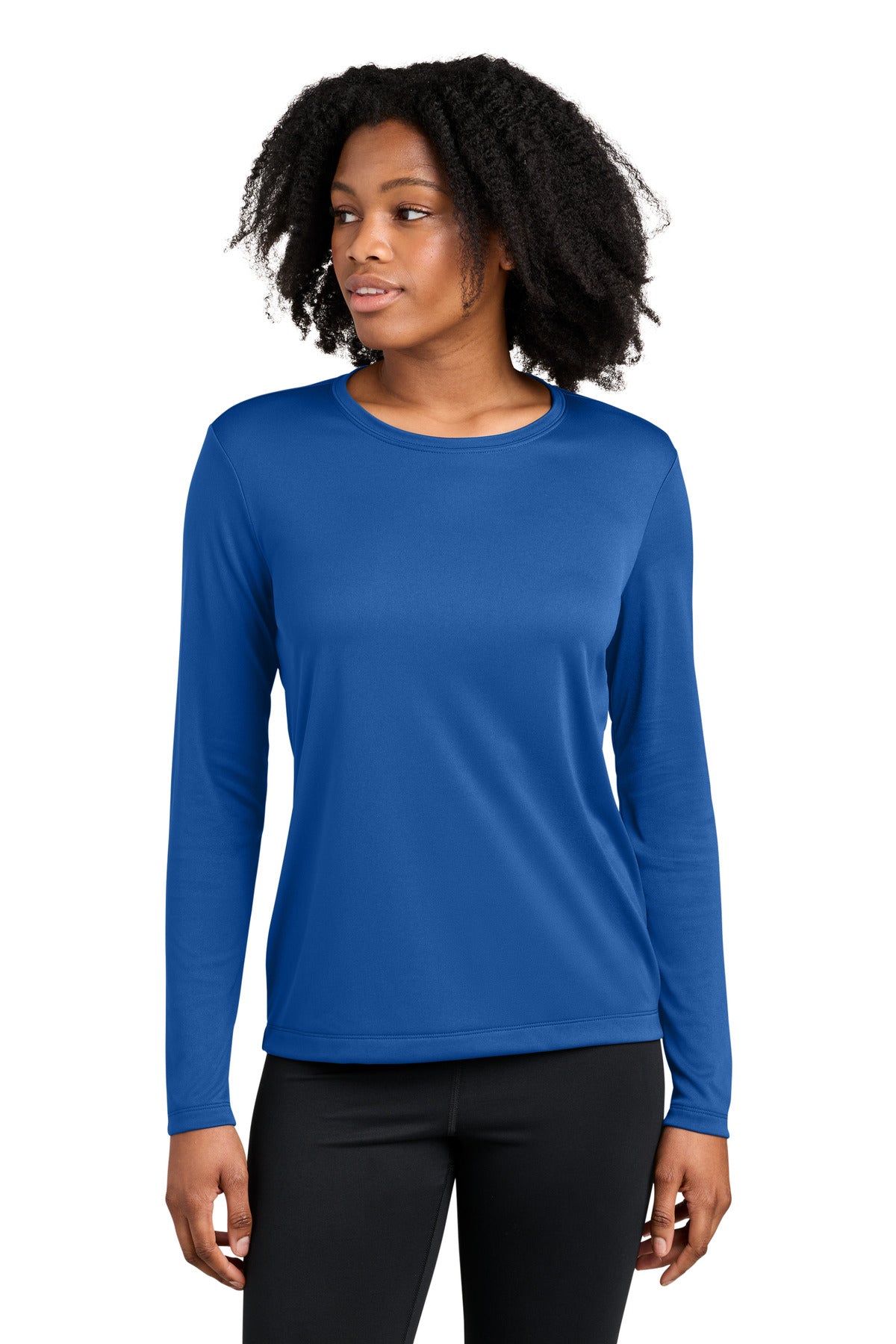 Sport-Tek LST350LS Womens Competitor Long Sleeve Crewneck
