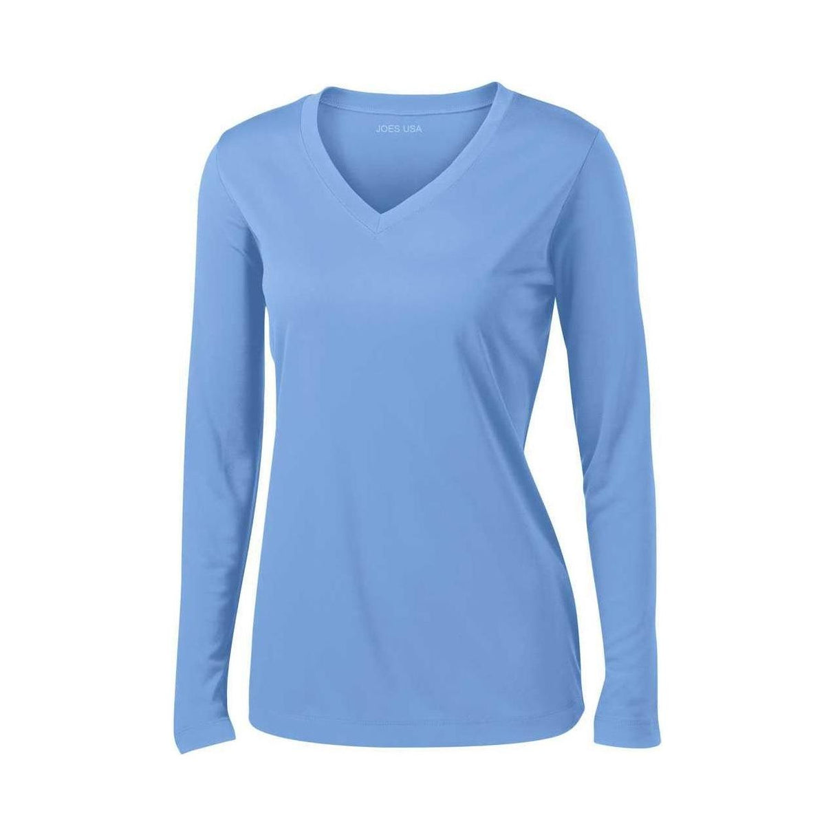Ladies Long Sleeve Moisture Wicking Athletic Shirts in Sizes XS-4XL Joe's USA