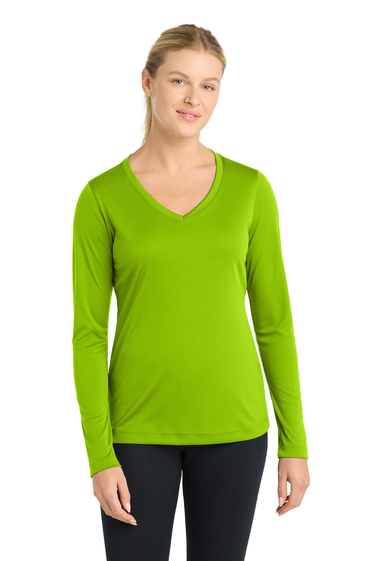 Sport-Tek ® Women's Long Sleeve PosiCharge ® Competitor™ V-Neck Tee. LST353LS - Sport-Tek LST353LS