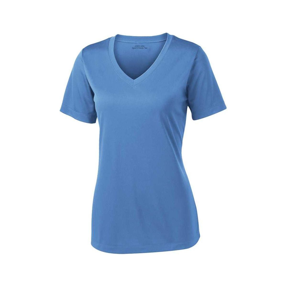 Women's Athletic All Sport V-Neck Tee Shirt in 15 Colors - Sizes XS-4XL Activewear Joe's USA