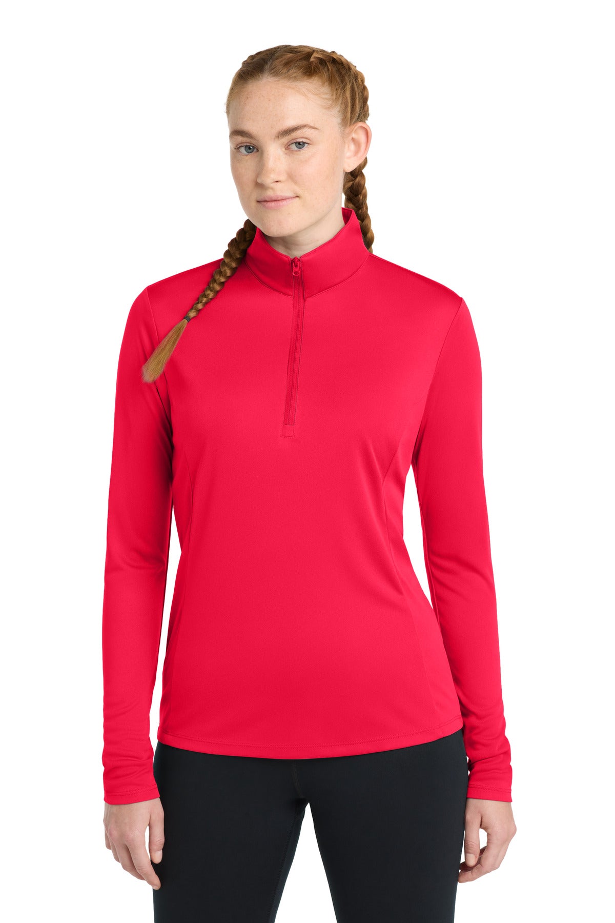 Sport-Tek LST357 Women's PosiCharge Competitor 1/4-Zip Pullover Wholesale Blank Activewear