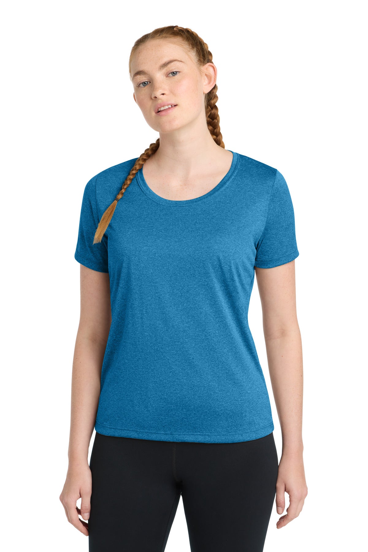 Sport-Tek ® Women's Heather Contender ™ Scoop Neck Tee. LST360 - Sport-Tek LST360