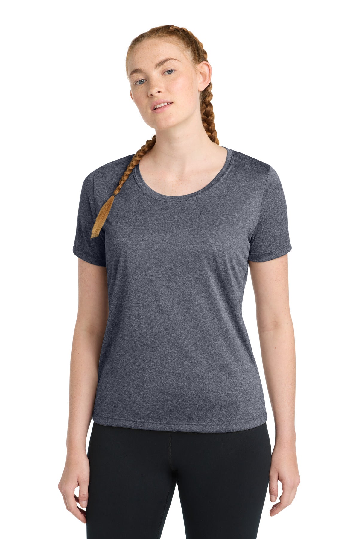 Sport-Tek ® Women's Heather Contender ™ Scoop Neck Tee. LST360 - Sport-Tek LST360