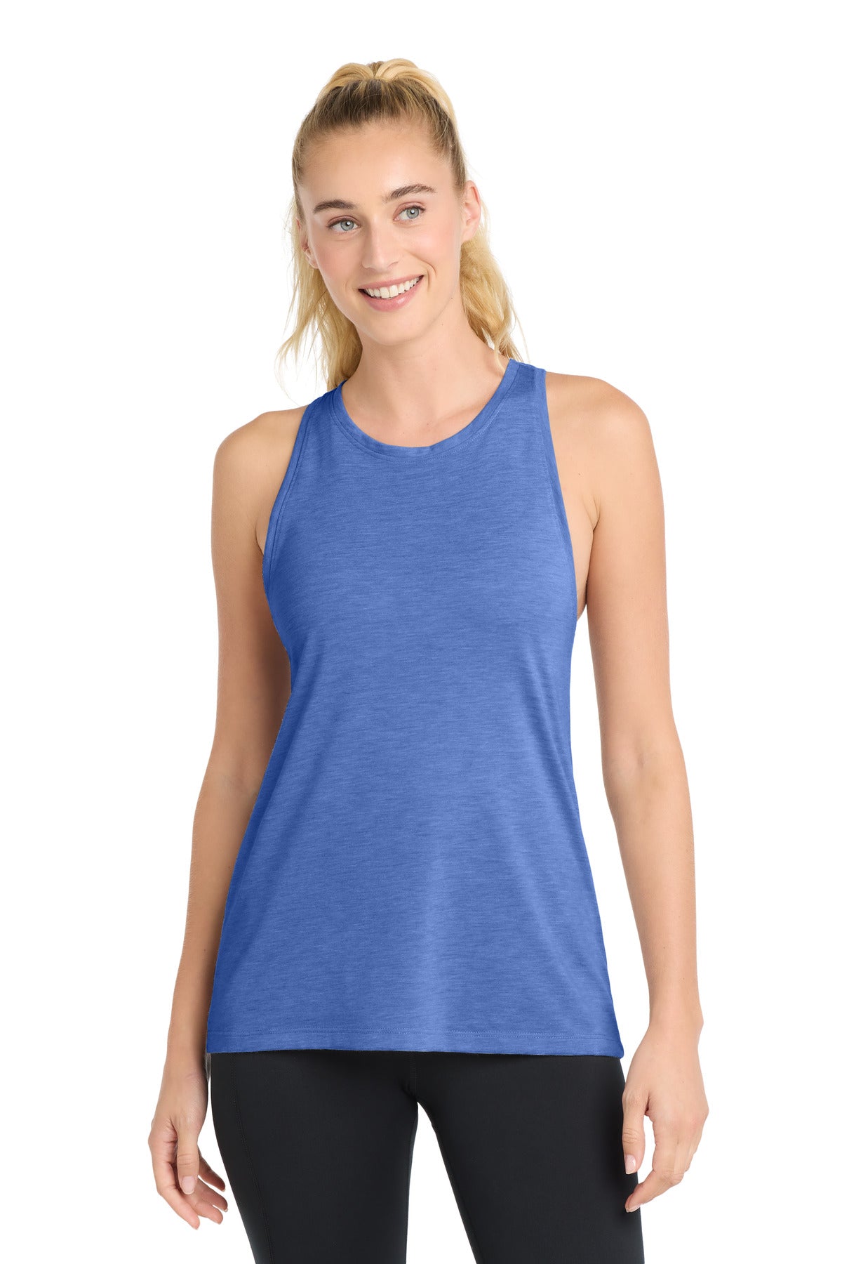 Sport-Tek ® Women's PosiCharge ® Tri-Blend Wicking Tank. LST402 - Sport-Tek LST402