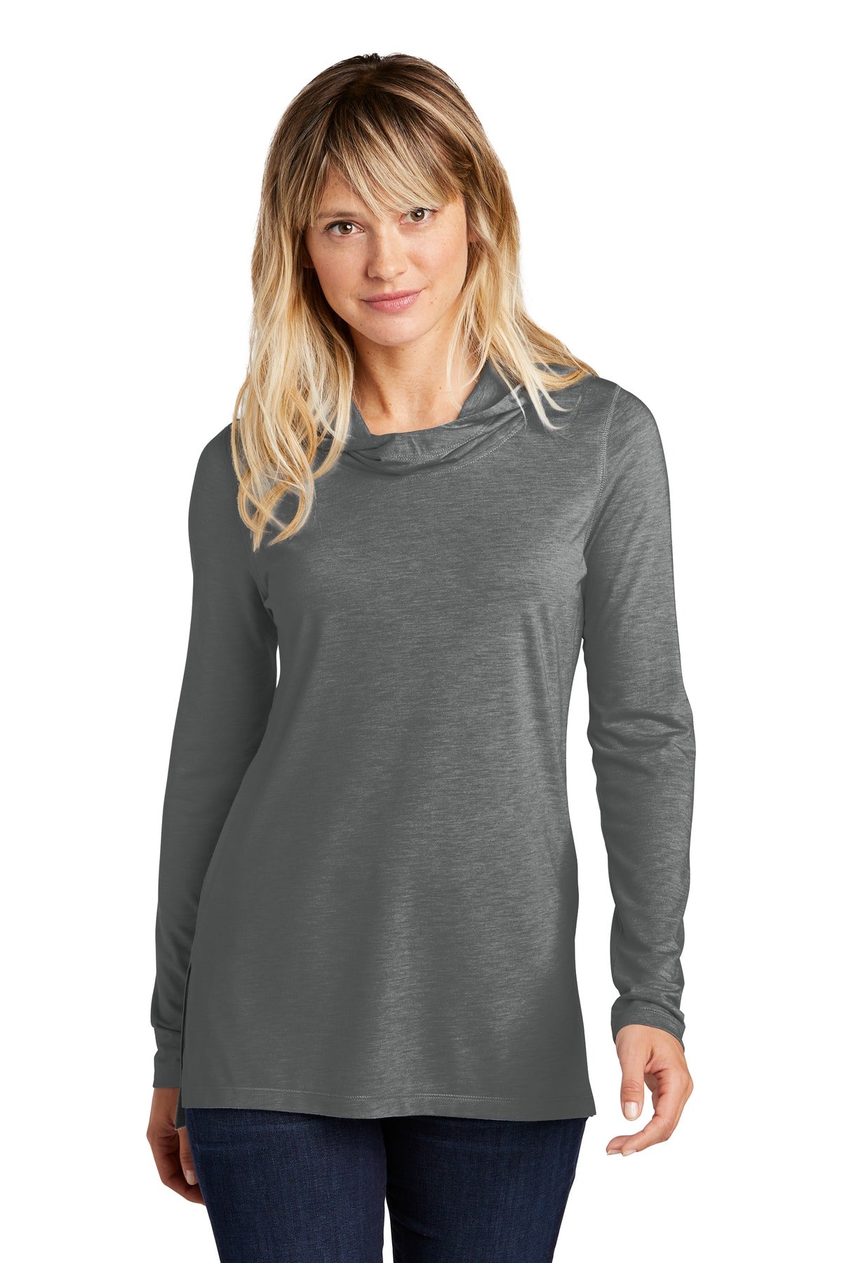 Sport-Tek ® Women's PosiCharge ® Tri-Blend Wicking Long Sleeve Hoodie LST406 - Sport-Tek LST406