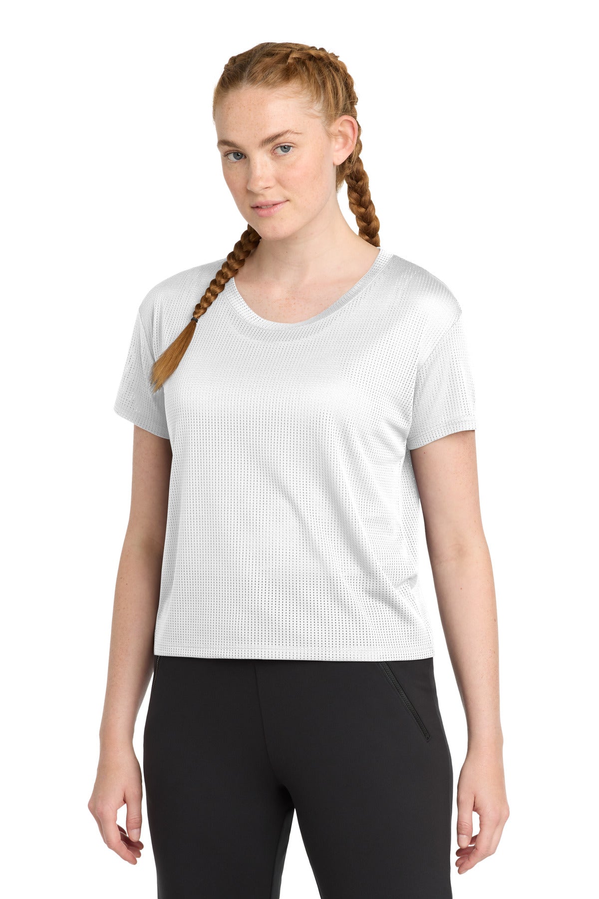 Sport-Tek ® Women's PosiCharge ® Draft Crop Tee. LST411 - Sport-Tek LST411