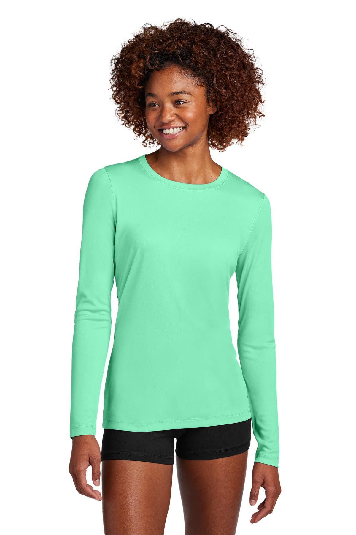 Sport-Tek LST420LS Women's Posi-UV Pro Long Sleeve Wholesale Performance Tees
