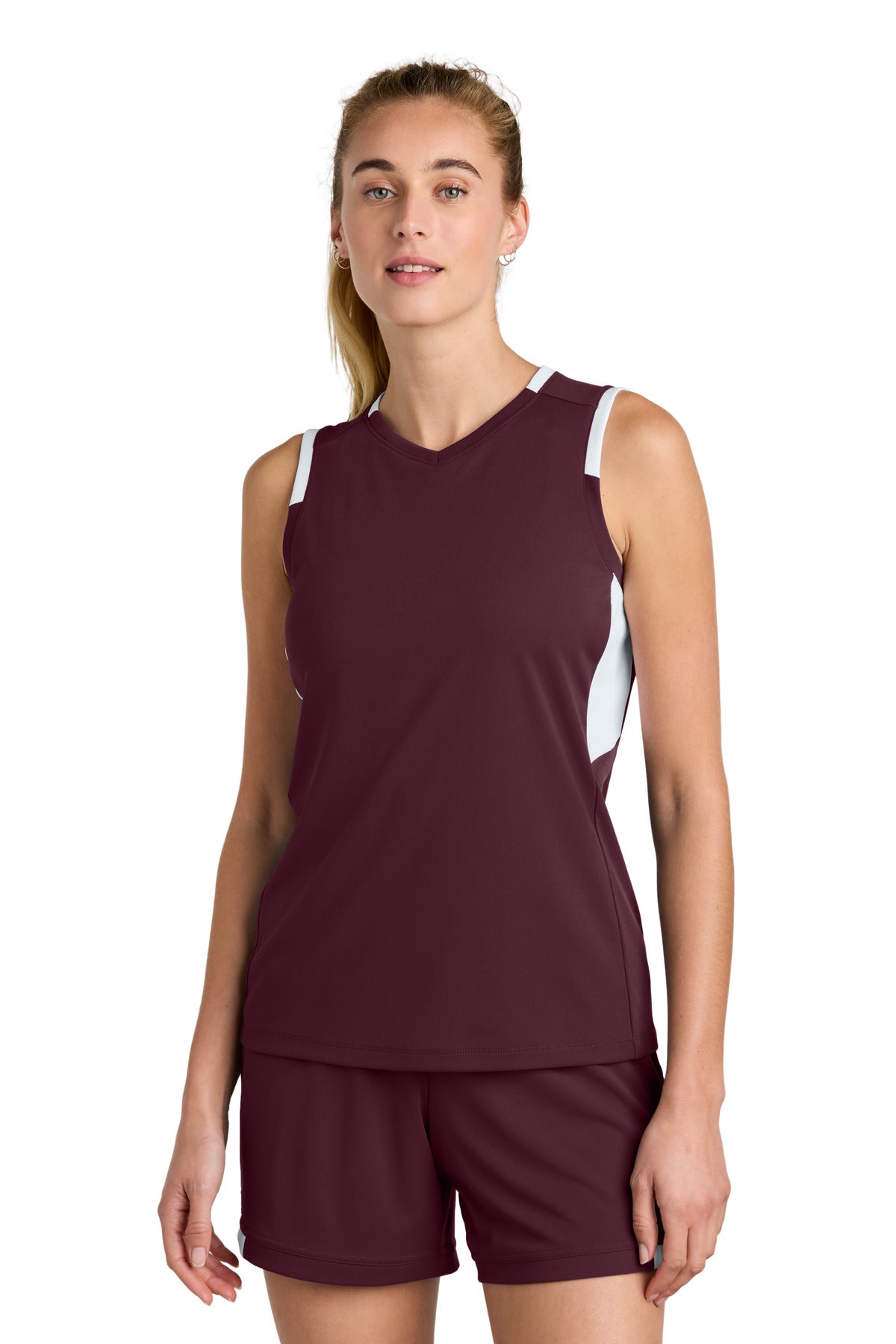 Sport-Tek ® Women's Club Sleeveless V-Neck LST441 - Sport-Tek LST441