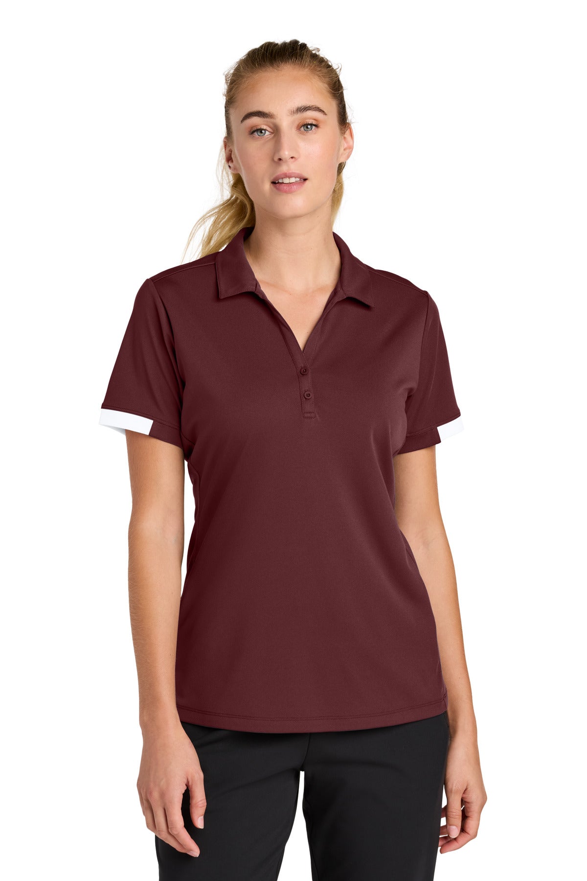 Sport-Tek ® Women's Club Colorblock Polo LST444 - Sport-Tek LST444
