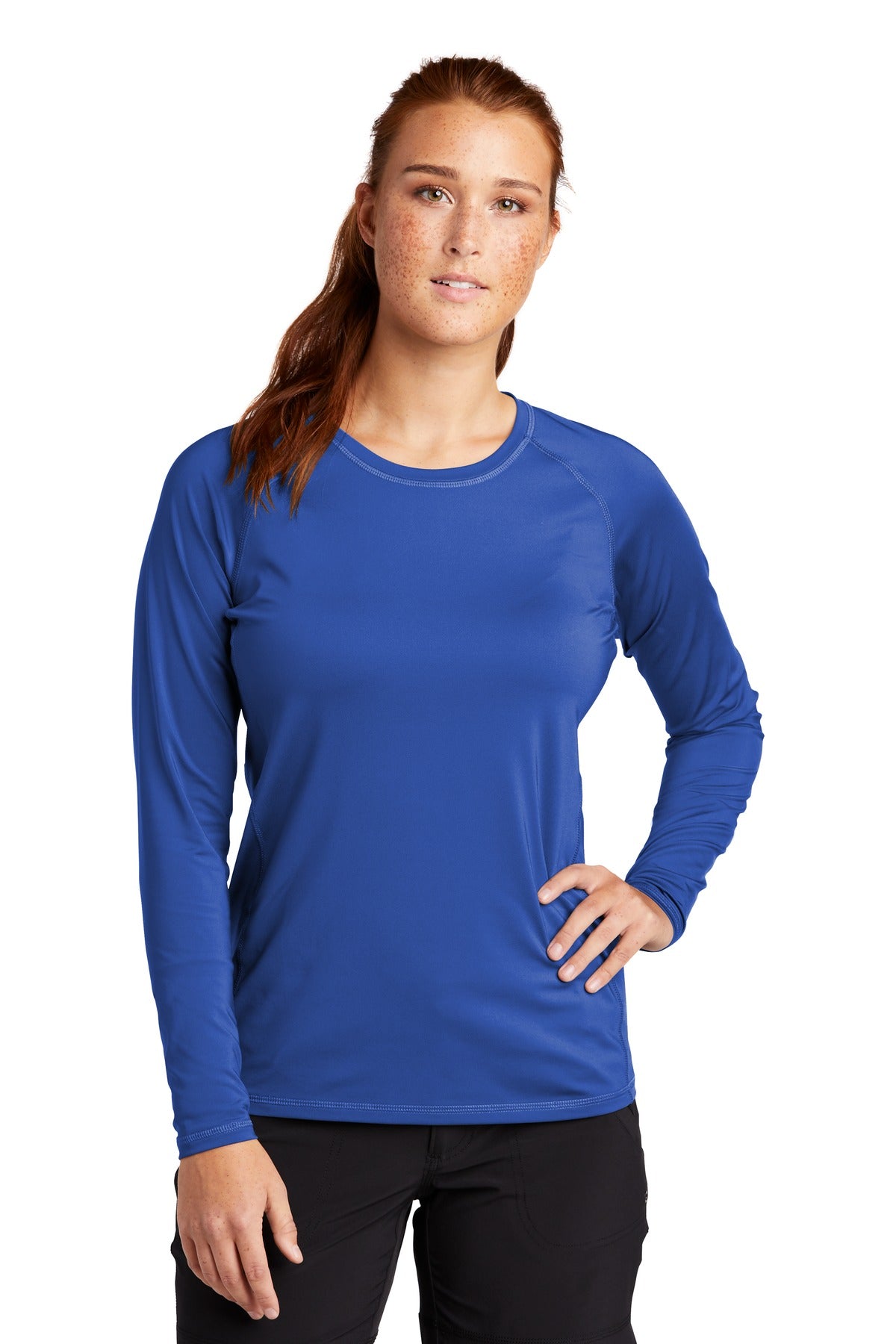 Sport-Tek ® Women's Long Sleeve Rashguard Tee. LST470LS - Sport-Tek LST470LS