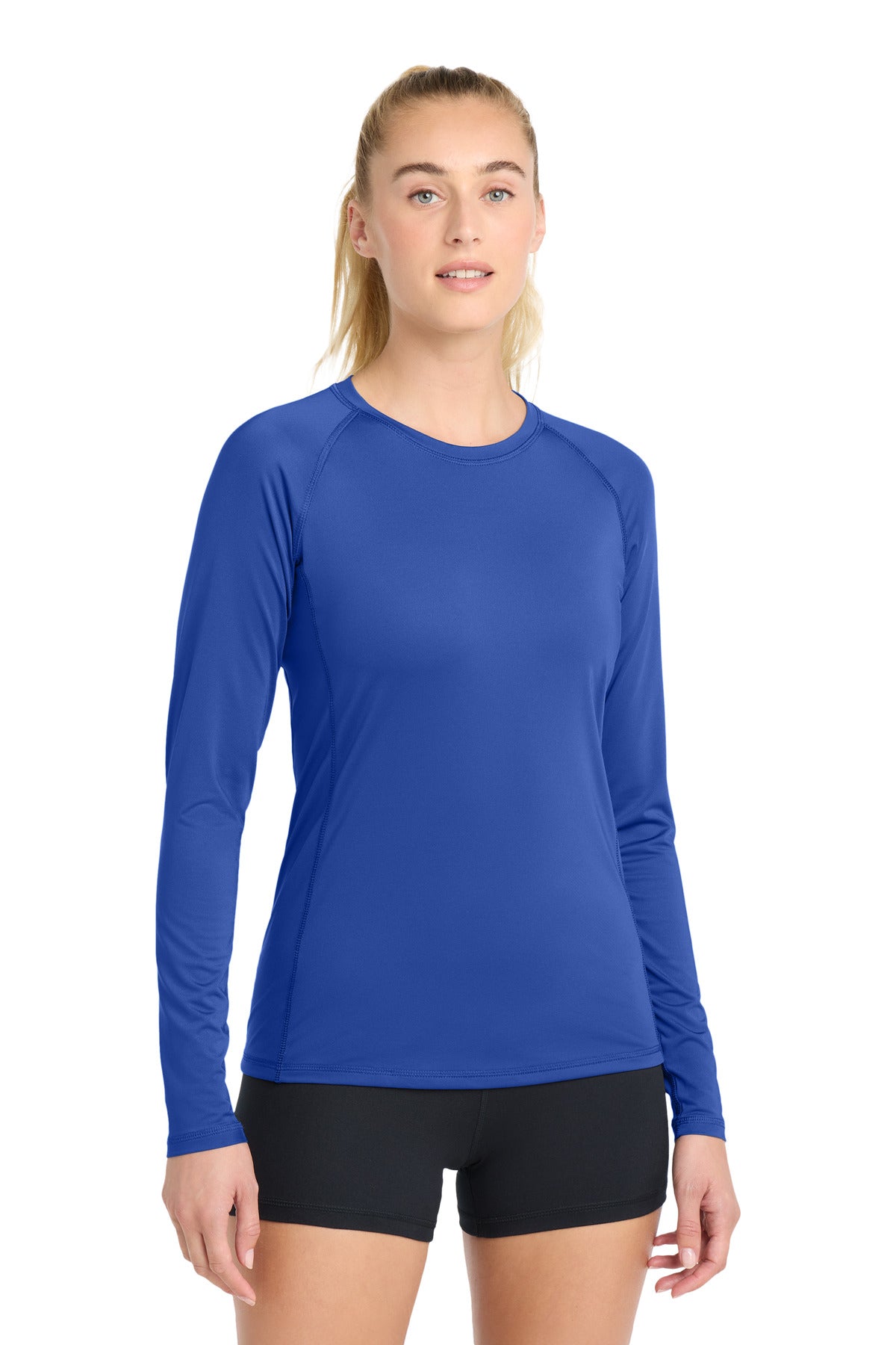 Sport-Tek LST470LS Women's Long Sleeve Rashguard Tee