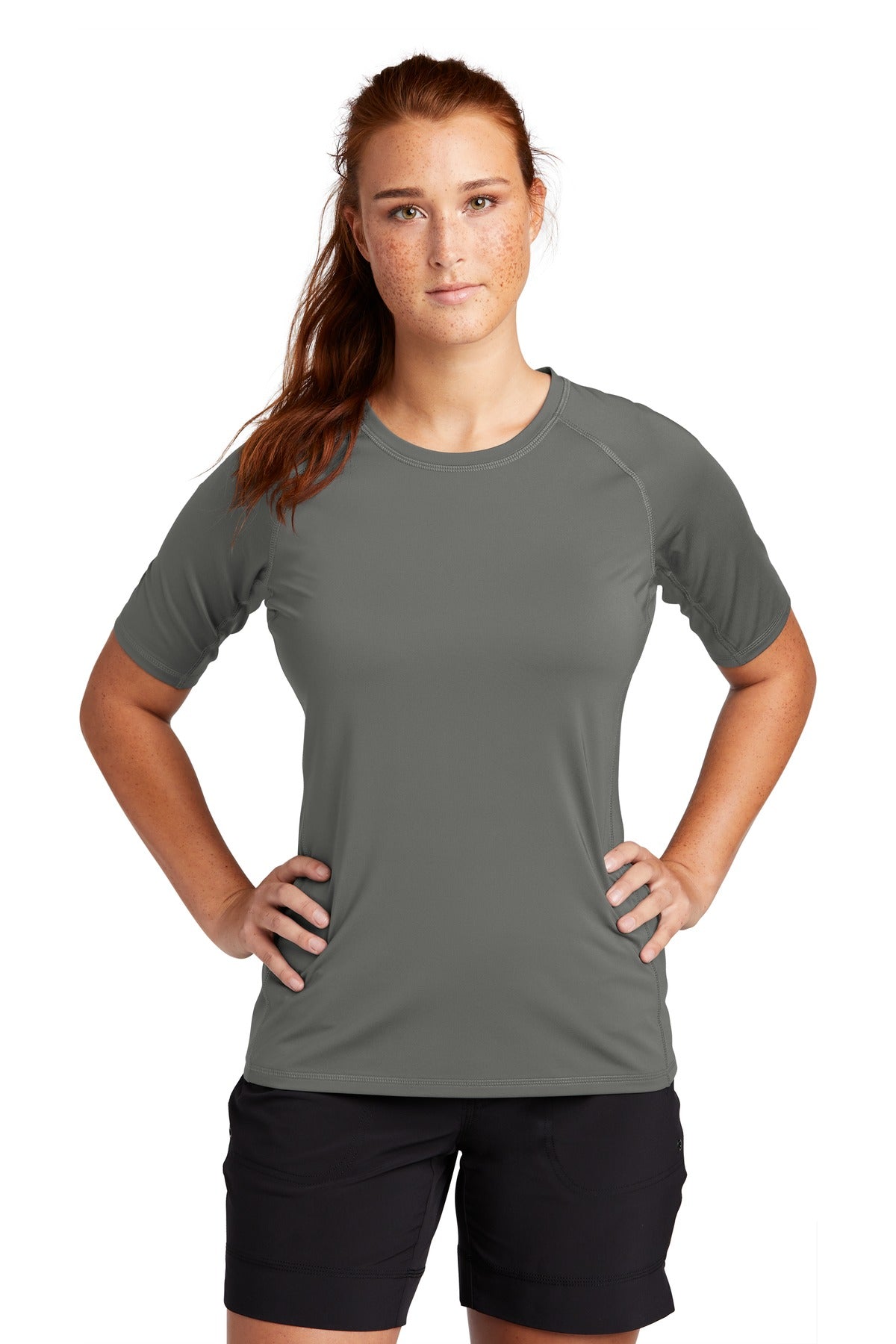 Sport-Tek ® Women's Rashguard Tee. LST470 - Sport-Tek LST470