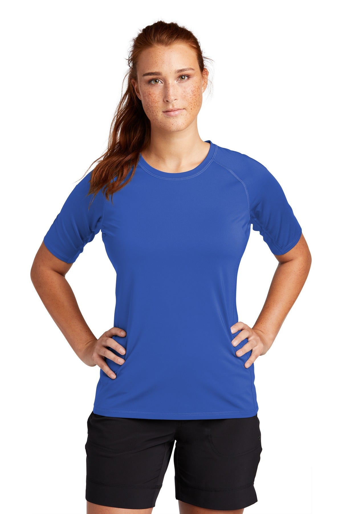 Sport-Tek ® Women's Rashguard Tee. LST470 - Sport-Tek LST470