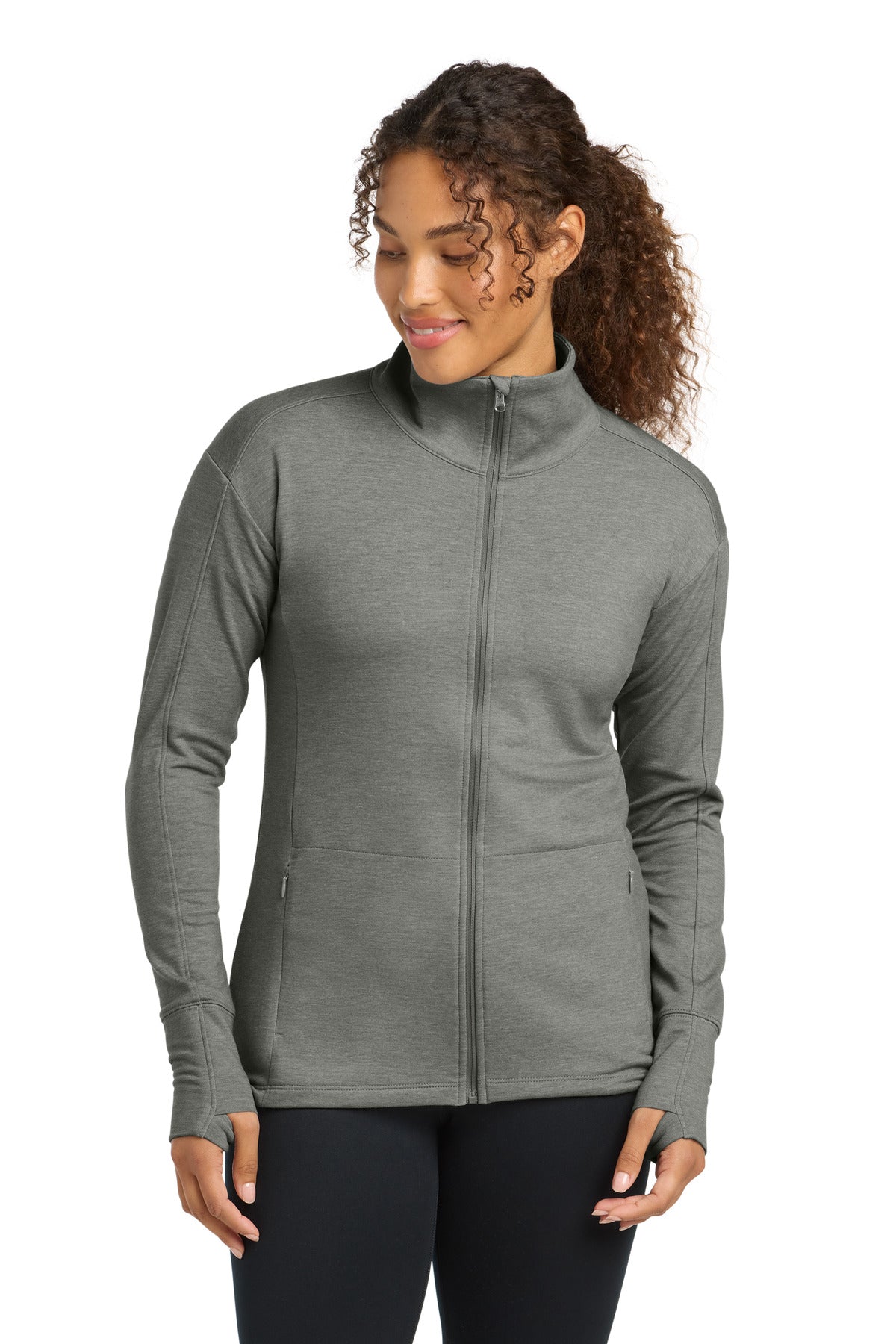 Sport-Tek ® Women's Sport-Wick ® Flex Fleece Full-Zip. LST560 - Sport-Tek LST560