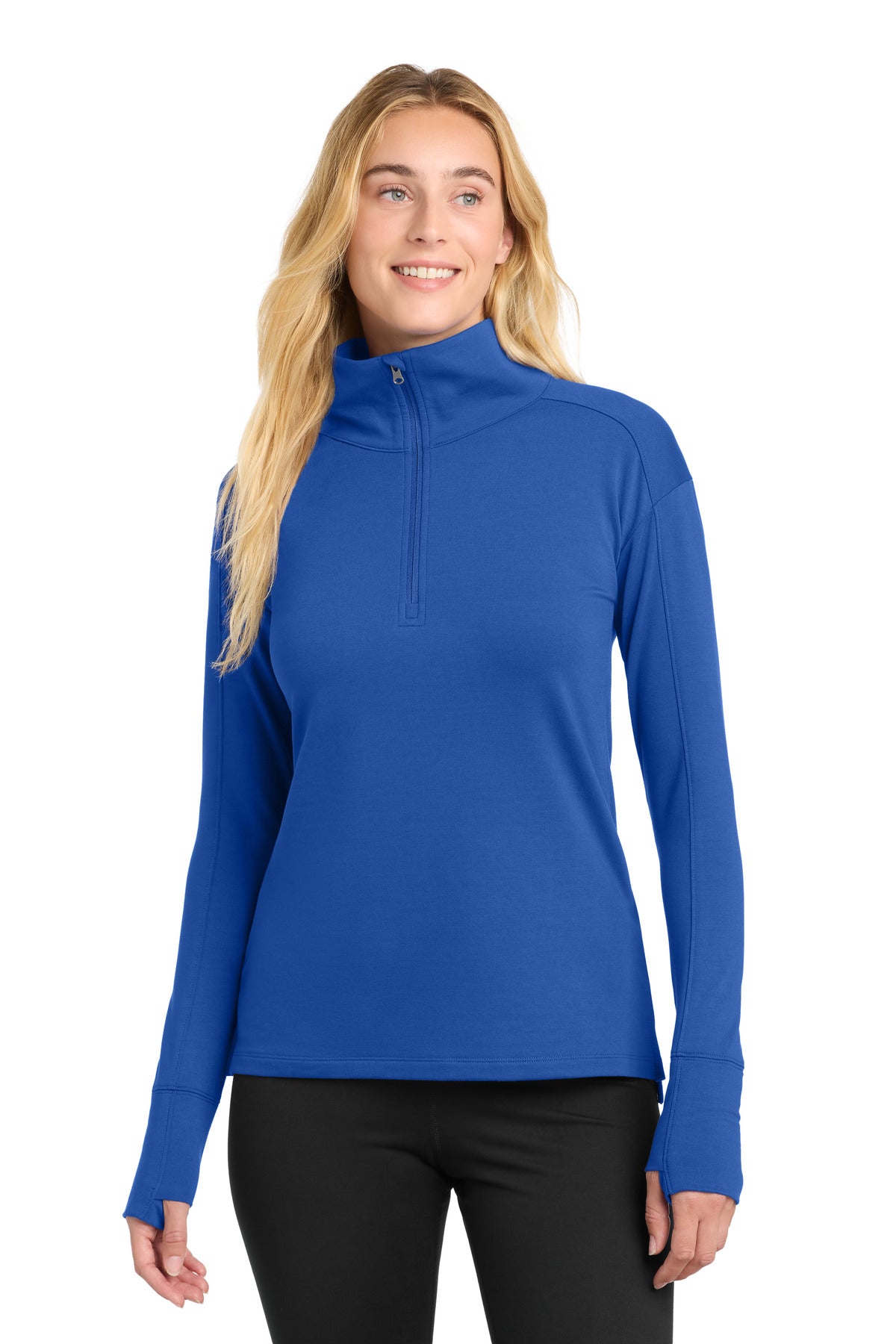 Sport-Tek ® Women's Sport-Wick ® Flex Fleece 1/4-Zip. LST561 - Sport-Tek LST561