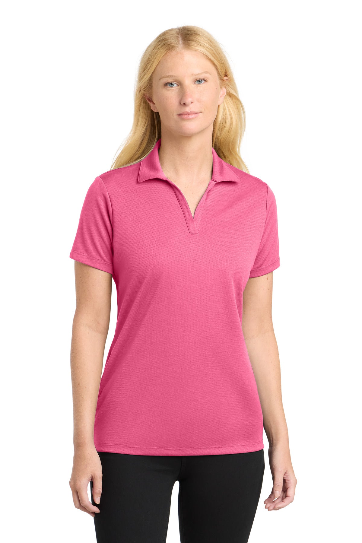 Sport-Tek LST640 Women's PosiCharge RacerMesh Polo | Wholesale Blank Performance Polos