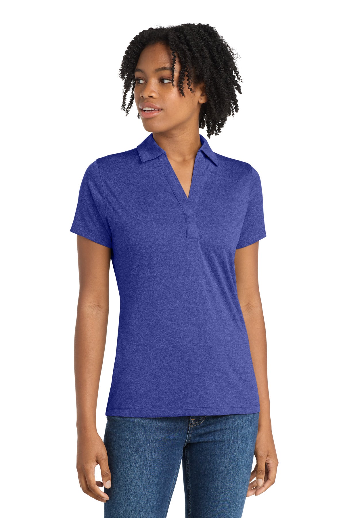 Sport-Tek ® Women's Heather Contender™ Polo. LST660 - Sport-Tek LST660