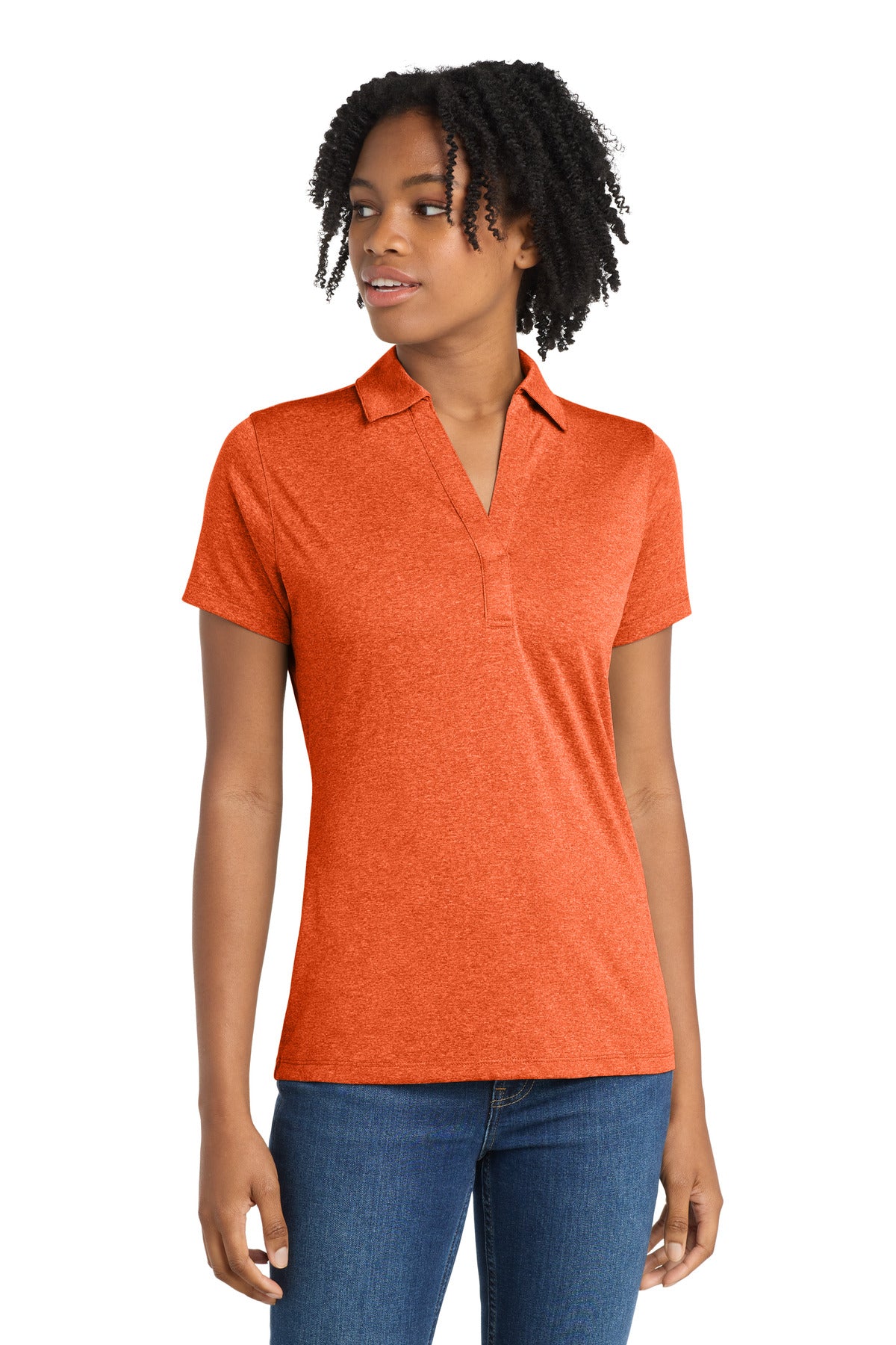 Sport-Tek ® Women's Heather Contender™ Polo. LST660 - Sport-Tek LST660