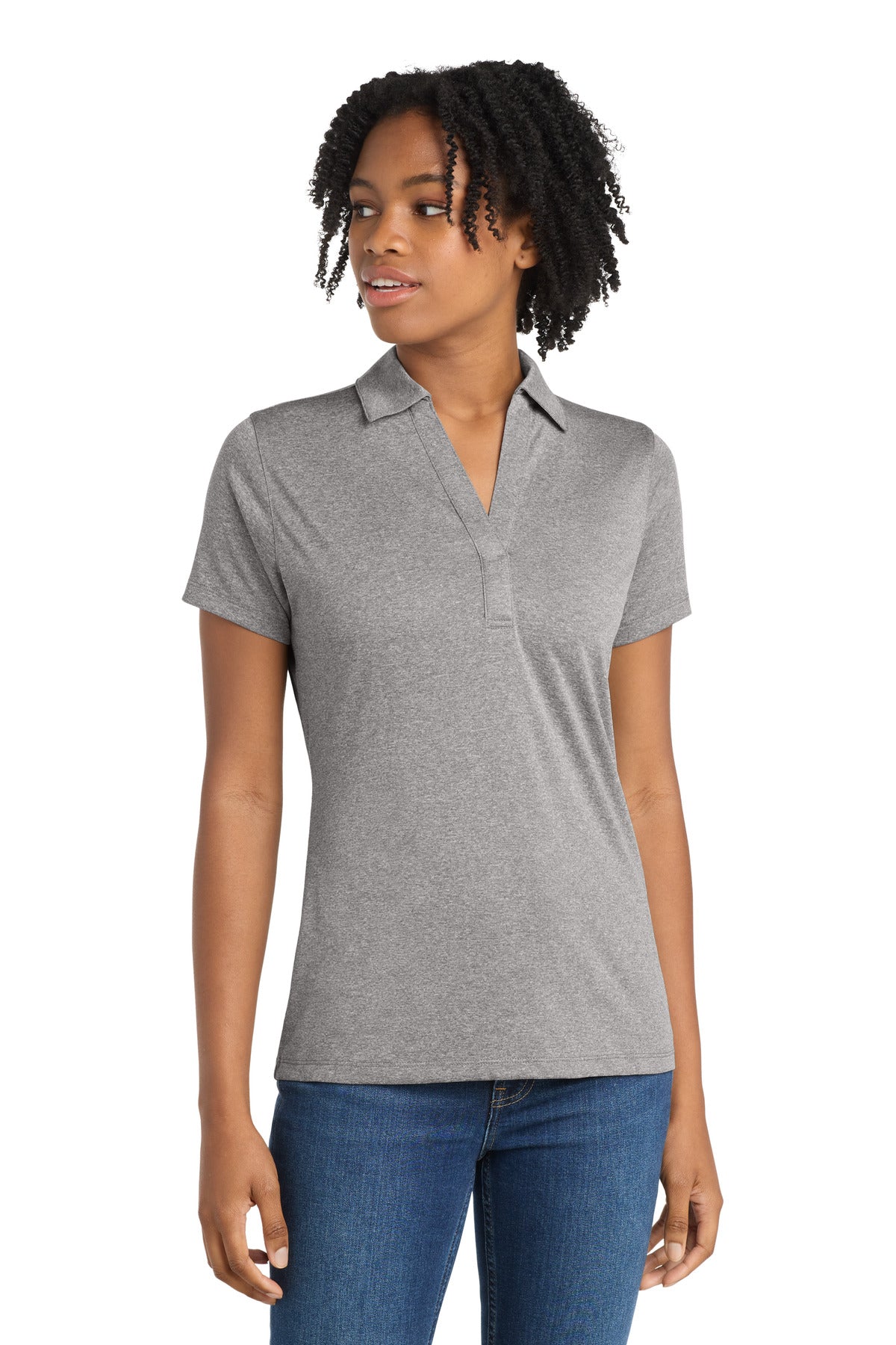 Sport-Tek ® Women's Heather Contender™ Polo. LST660 - Sport-Tek LST660