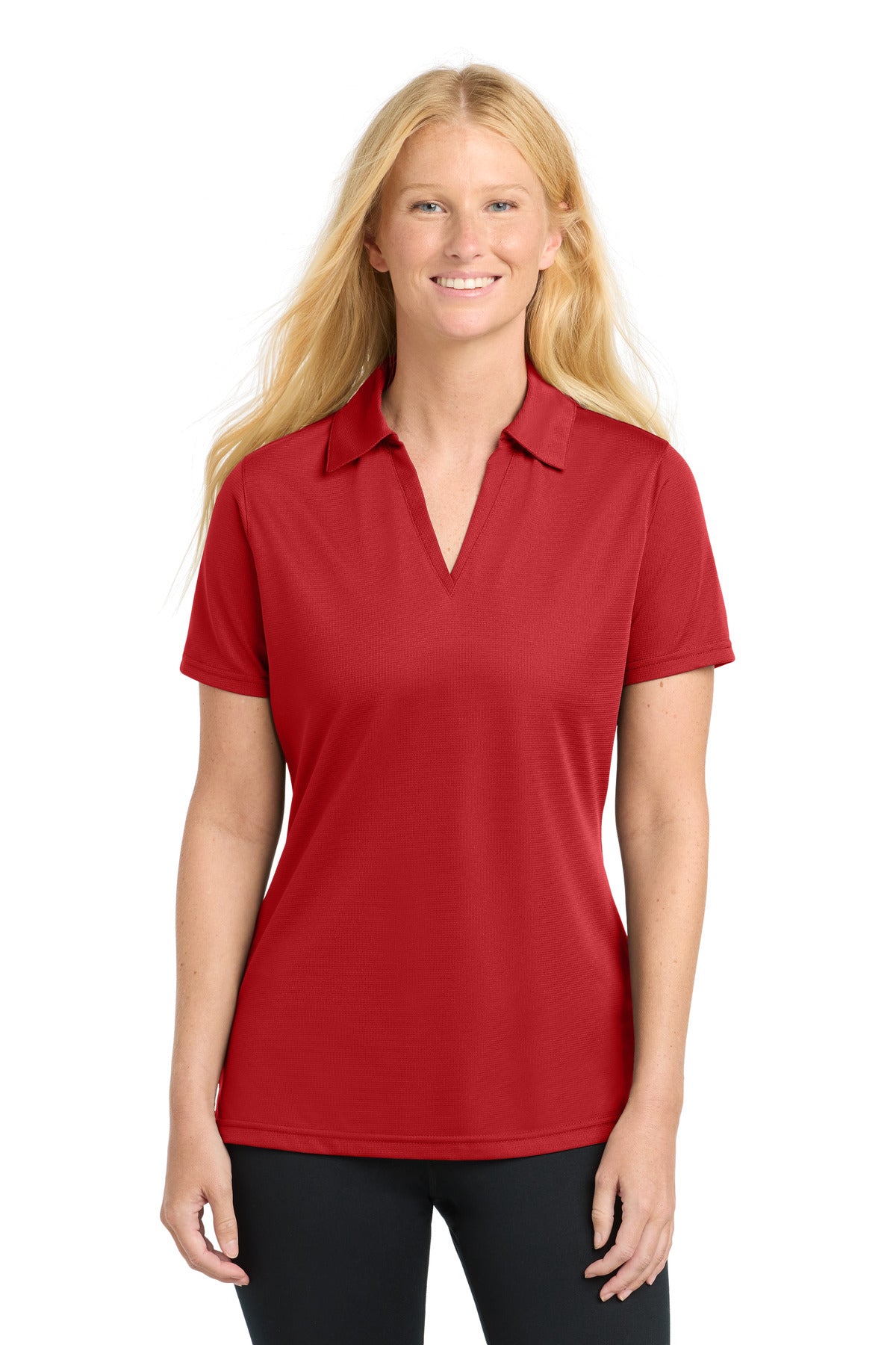 Sport-Tek ® Women's PosiCharge ® Active Textured Polo. LST690 - Sport-Tek LST690