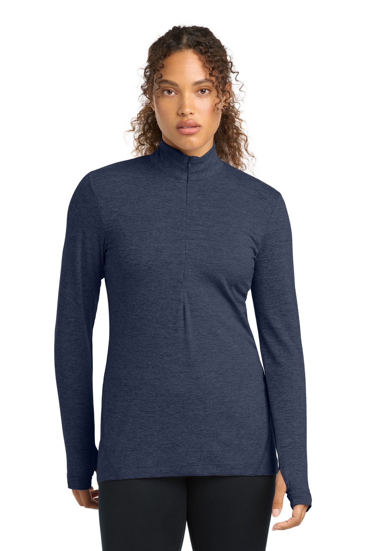 Sport-Tek LST711 Women's Exchange 1 5 Long Sleeve 1/2-Zip