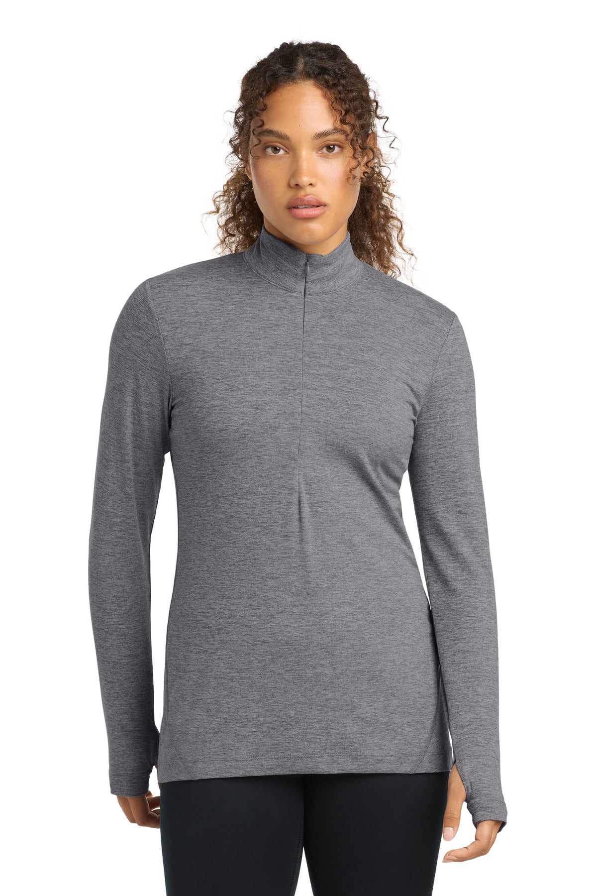 Sport-Tek LST711 Women's Exchange 1 5 Long Sleeve 1/2-Zip