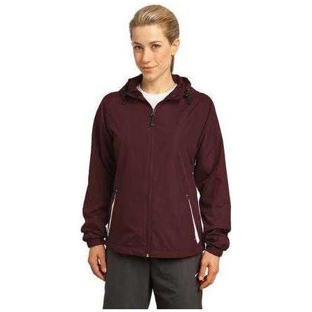 Ladies Colorblock Hooded Jacket DRI-EQUIP