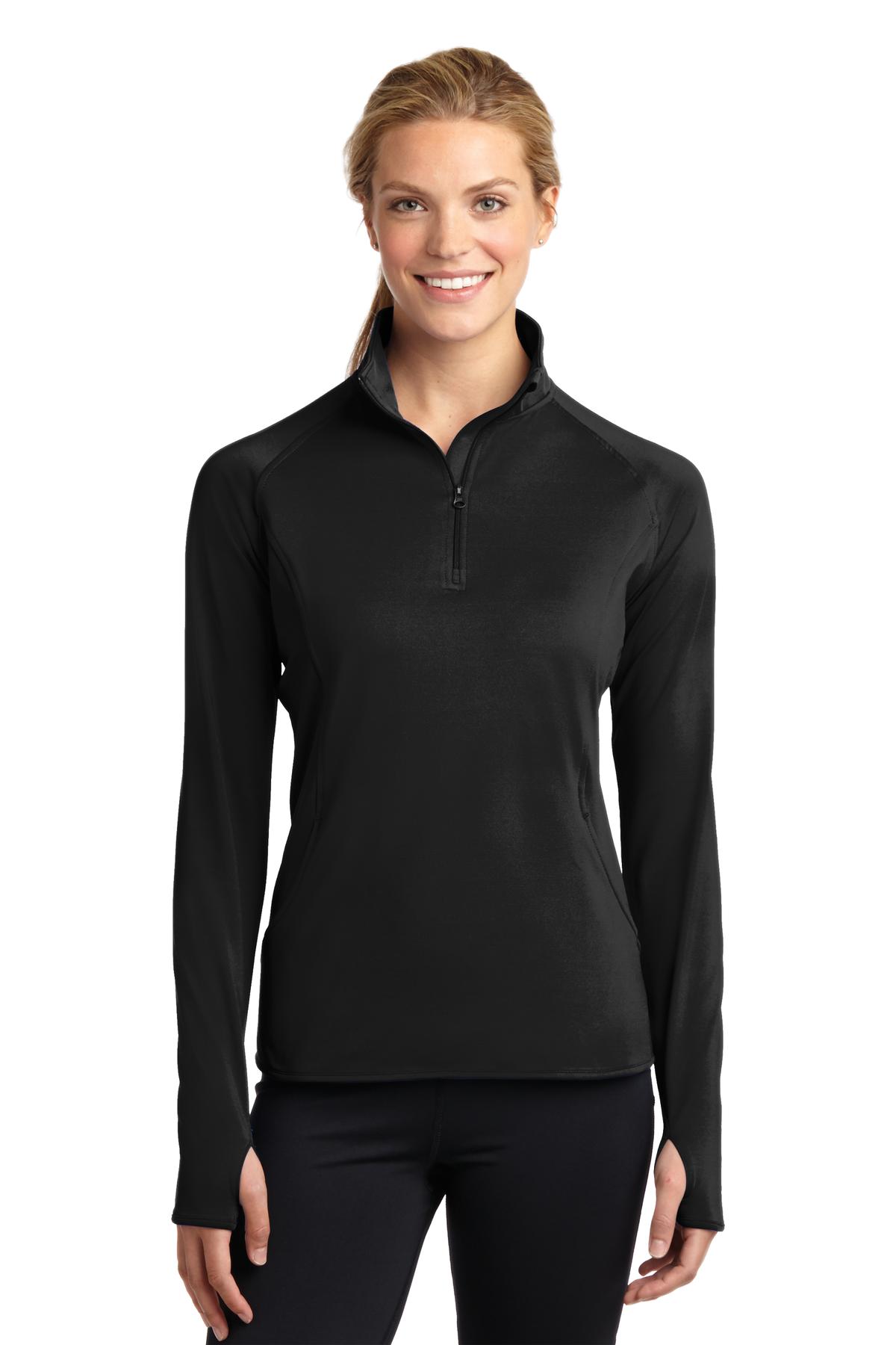 Sport-Tek ® Women's Sport-Wick ® Stretch 1/4-Zip Pullover. LST850 - Sport-Tek LST850