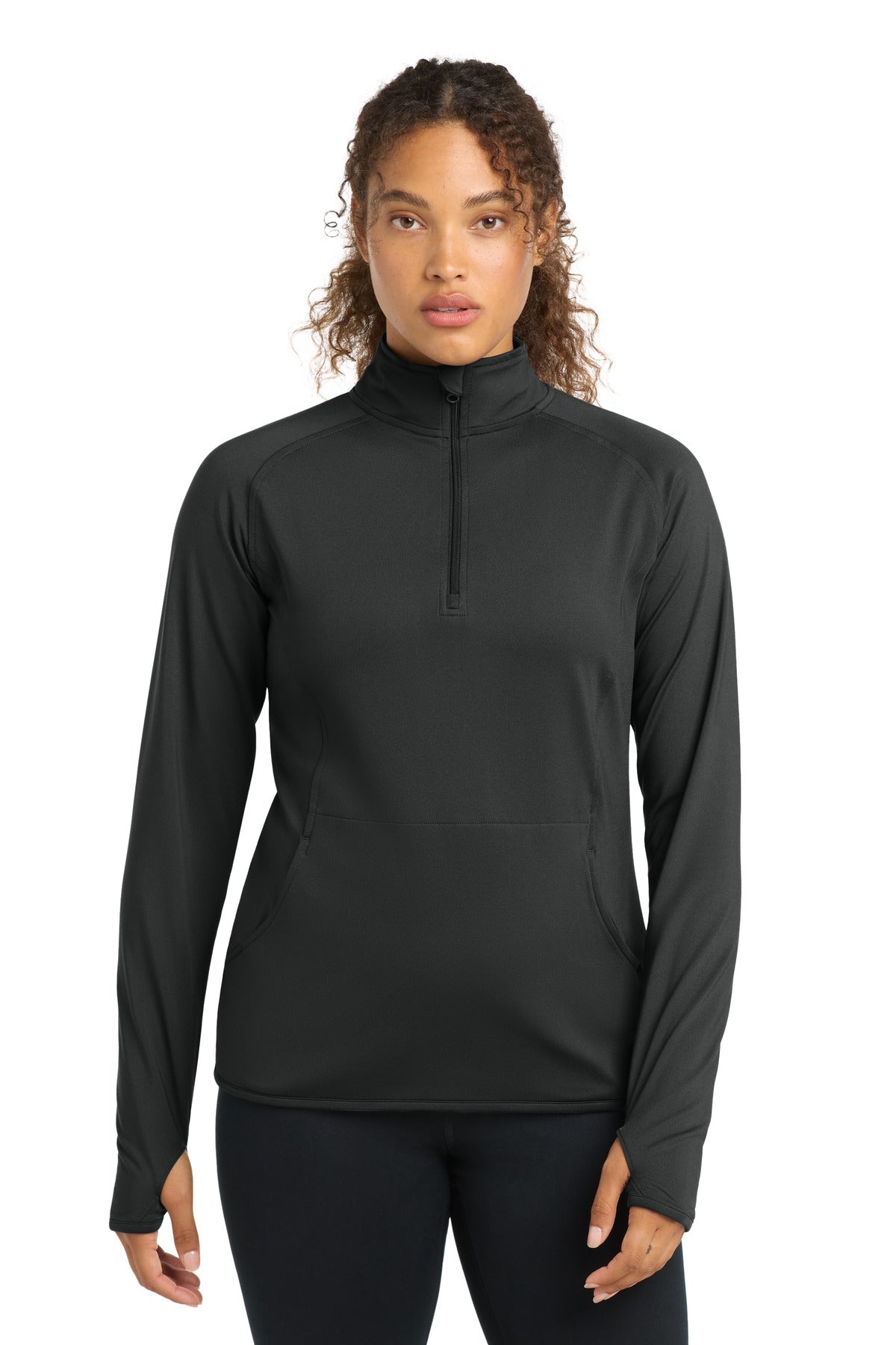 Sport-Tek LST850 Women's Sport-Wick Stretch 1/4-Zip Pullover