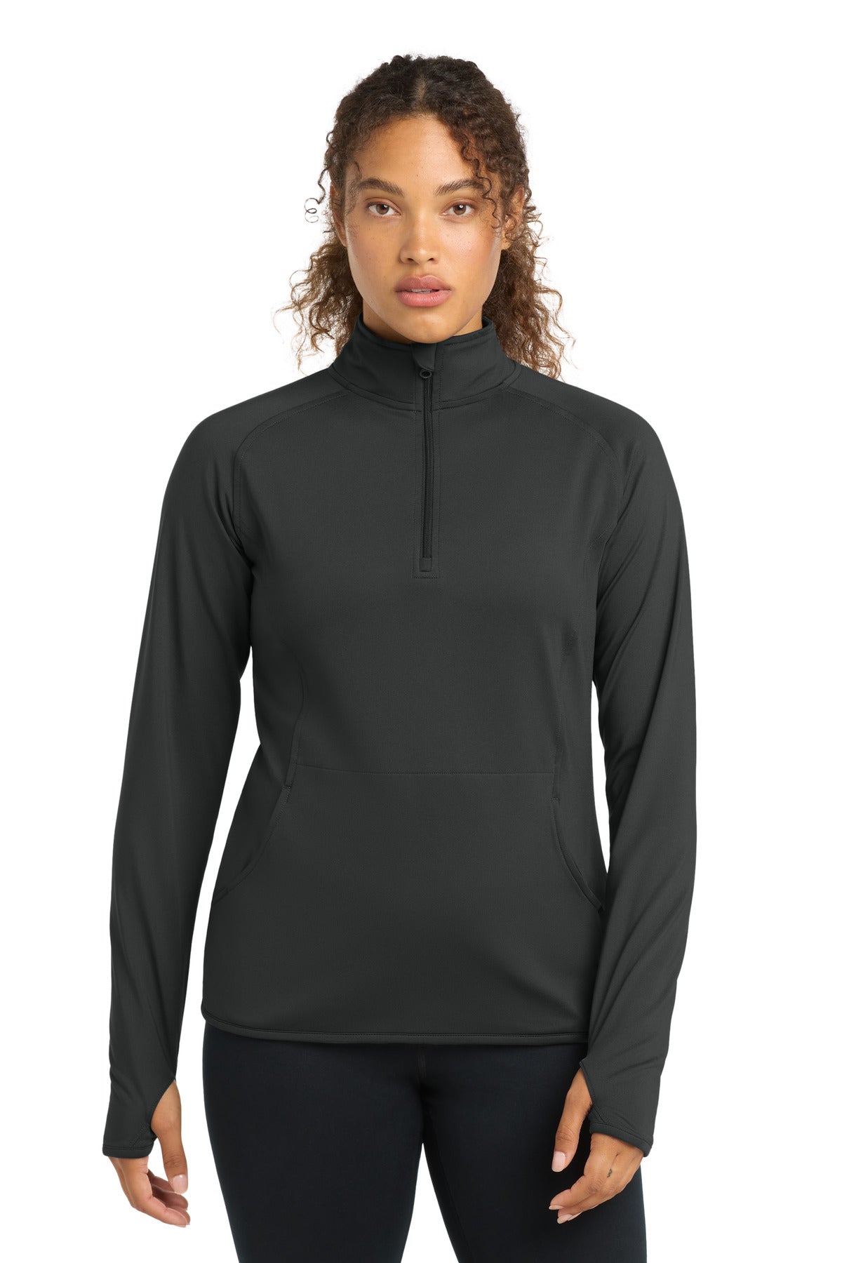 Sport-Tek LST850 Women's Sport-Wick Stretch 1/4-Zip Pullover