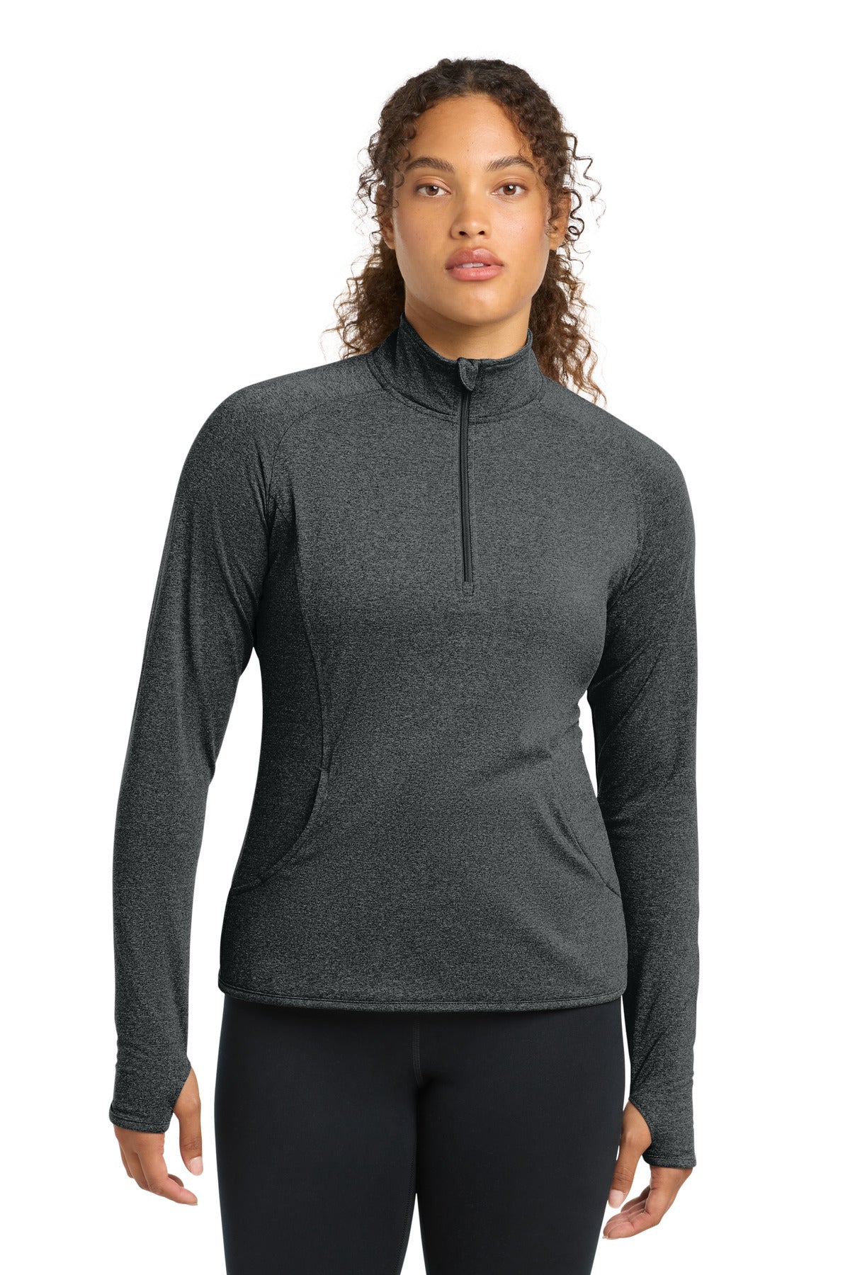 Sport-Tek ® Women's Sport-Wick ® Stretch 1/4-Zip Pullover. LST850 - Sport-Tek LST850