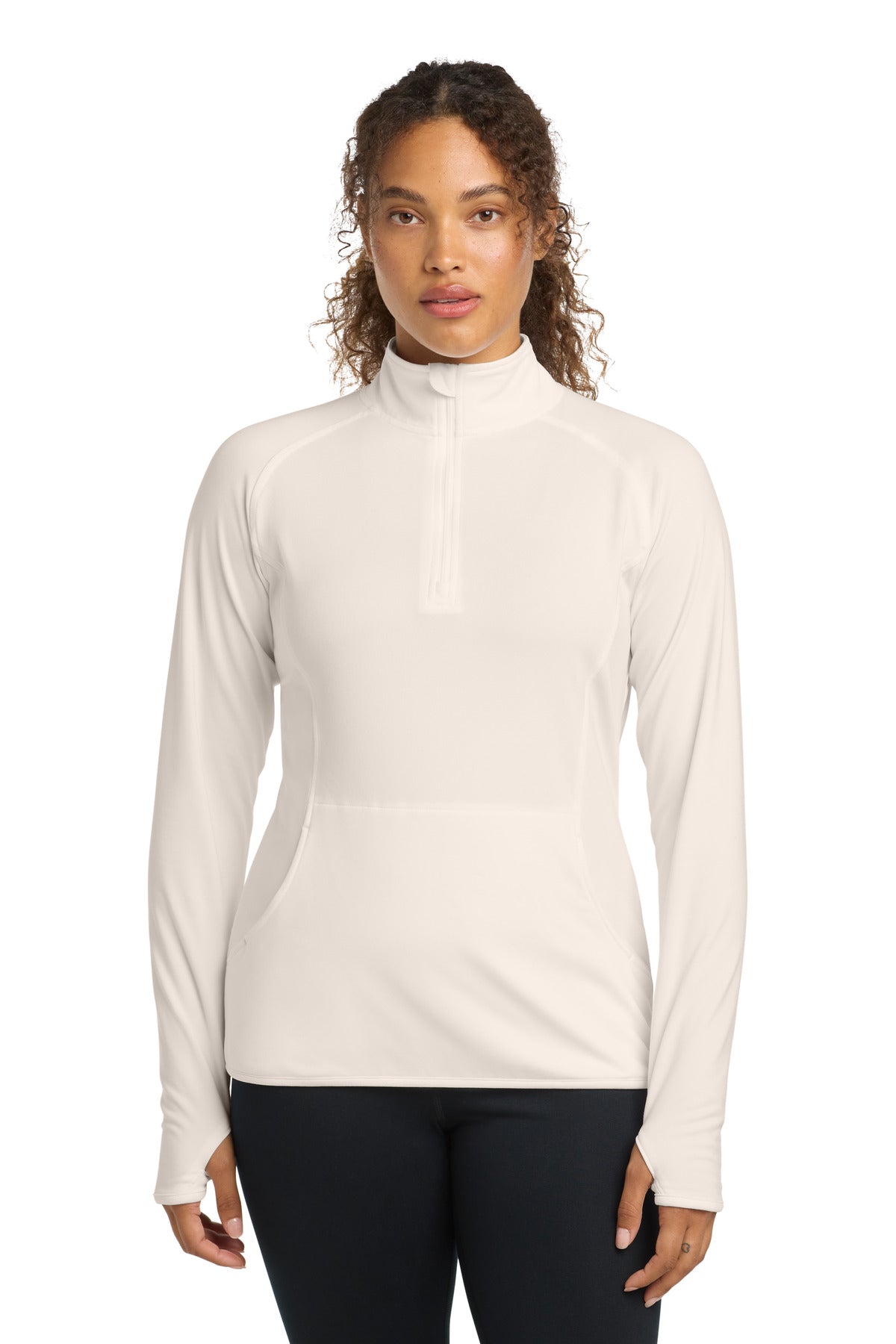 Sport-Tek LST850 Women's Sport-Wick Stretch 1/4-Zip Pullover