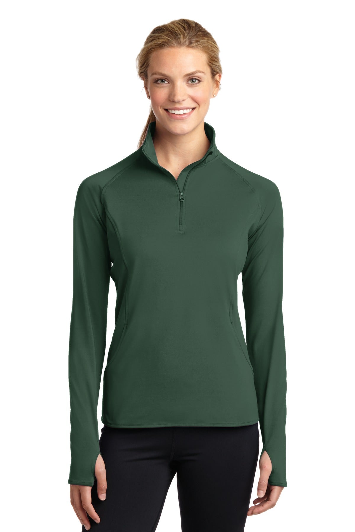 Sport-Tek ® Women's Sport-Wick ® Stretch 1/4-Zip Pullover. LST850 - Sport-Tek LST850