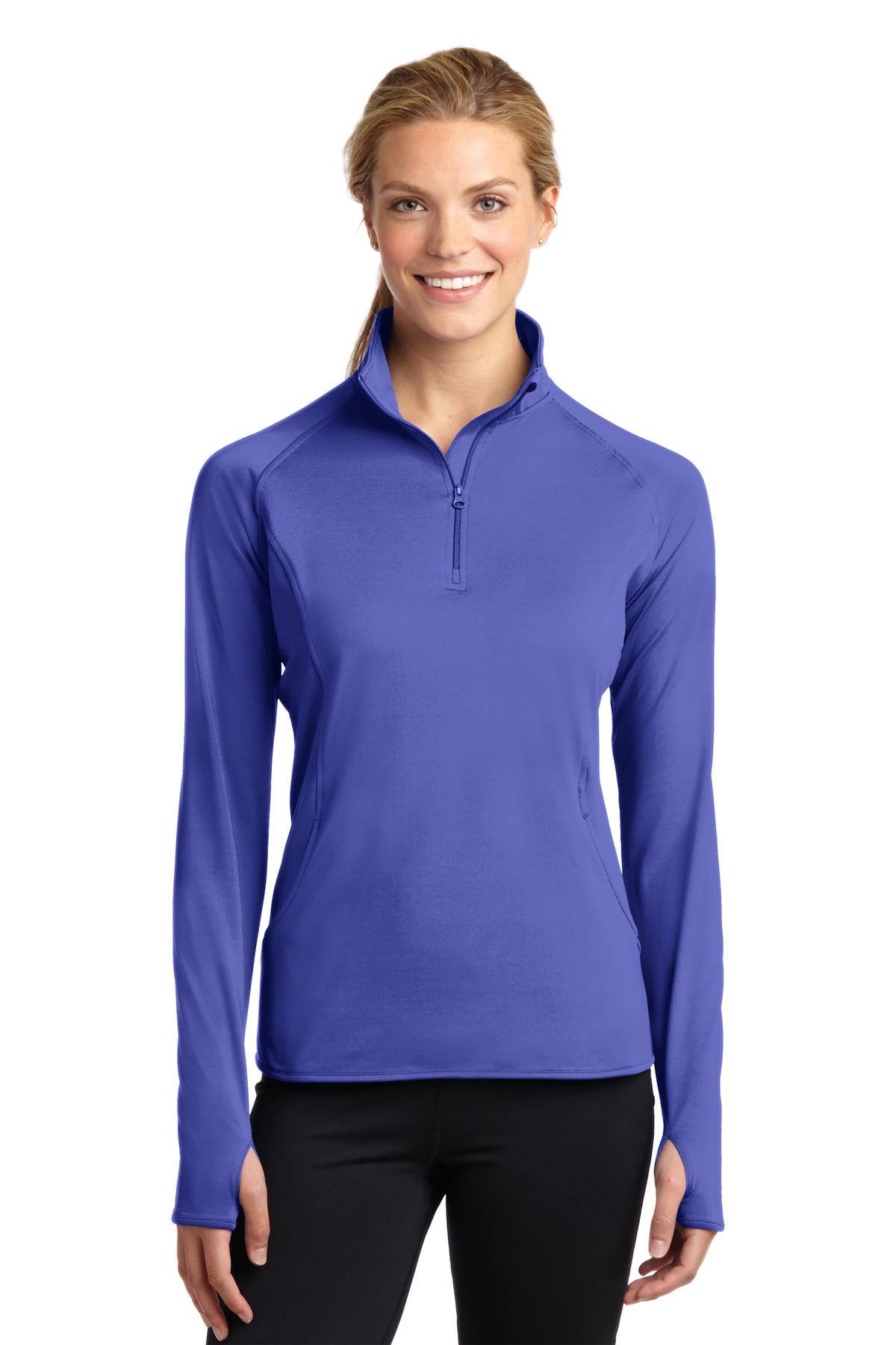 Sport-Tek ® Women's Sport-Wick ® Stretch 1/4-Zip Pullover. LST850 - Sport-Tek LST850
