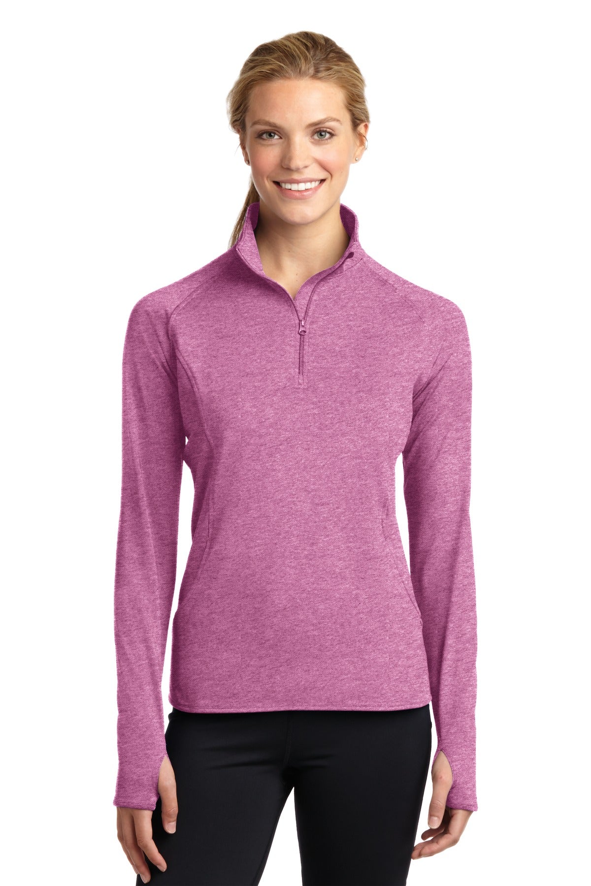 Sport-Tek ® Women's Sport-Wick ® Stretch 1/4-Zip Pullover. LST850 - Sport-Tek LST850