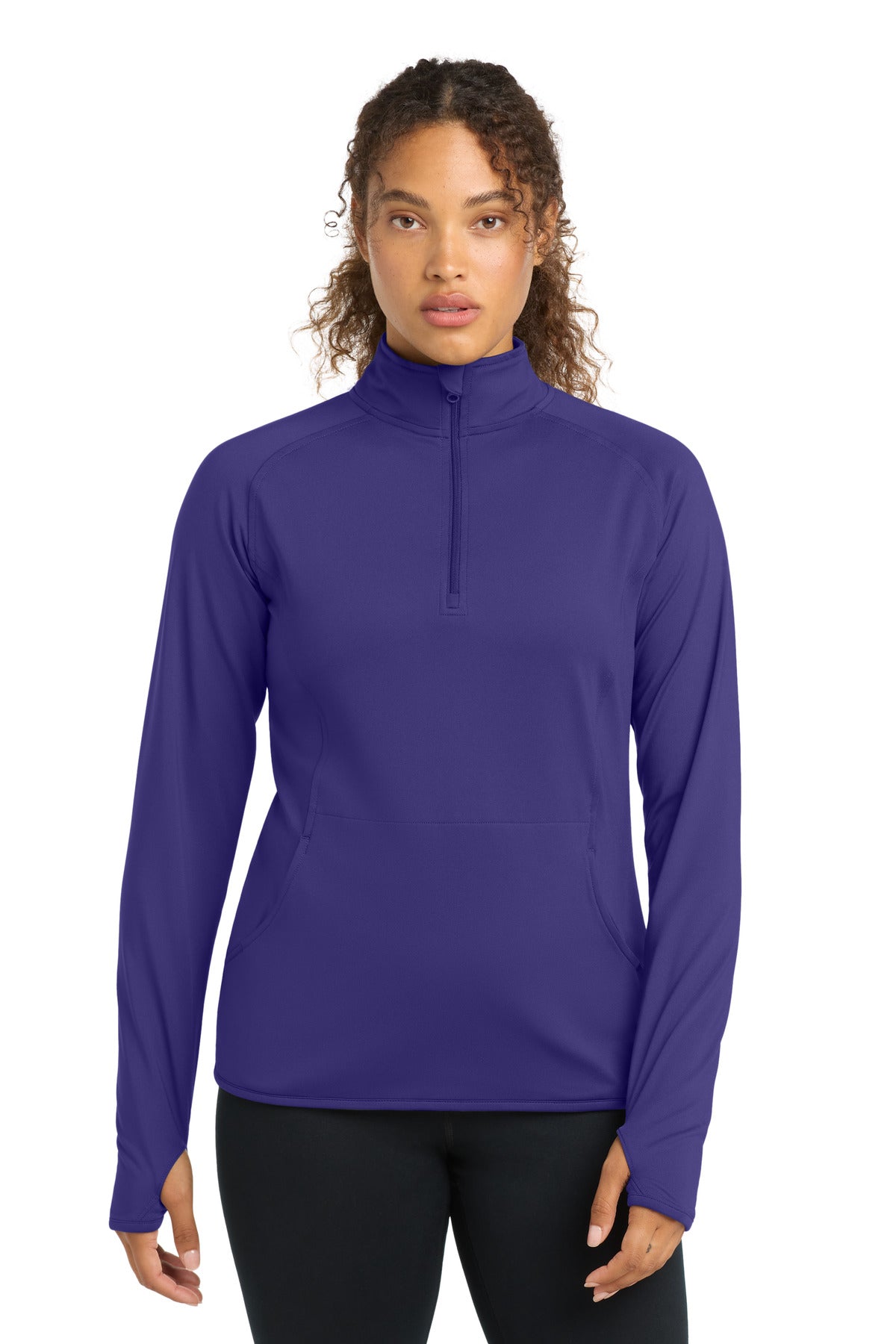 Sport-Tek LST850 Women's Sport-Wick Stretch 1/4-Zip Pullover