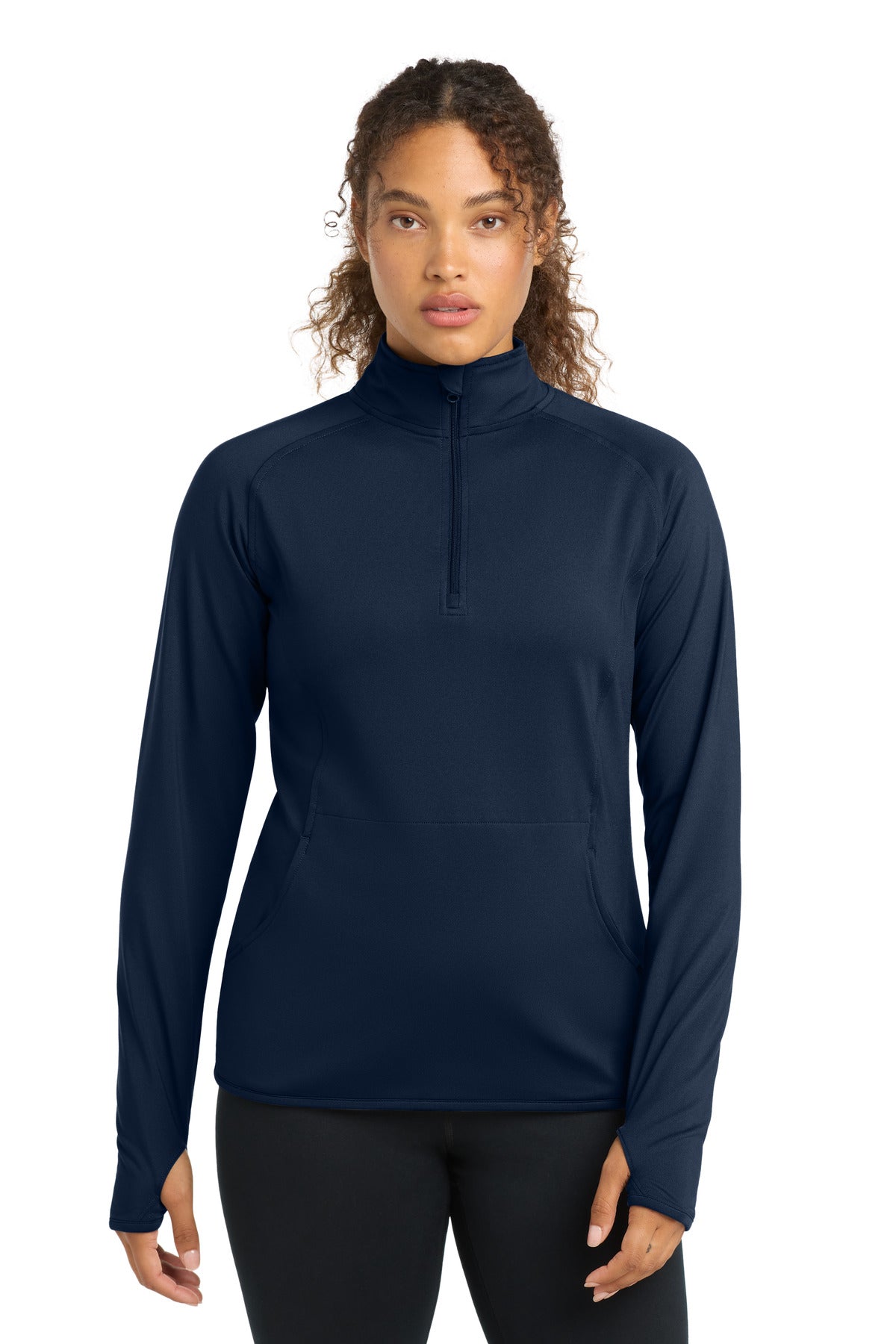 Sport-Tek LST850 Women's Sport-Wick Stretch 1/4-Zip Pullover