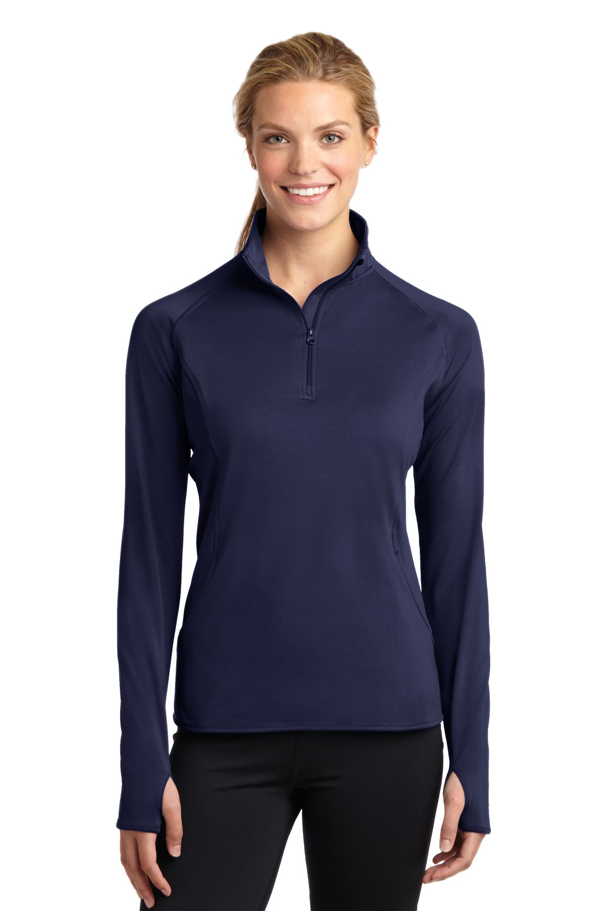 Sport-Tek ® Women's Sport-Wick ® Stretch 1/4-Zip Pullover. LST850 - Sport-Tek LST850