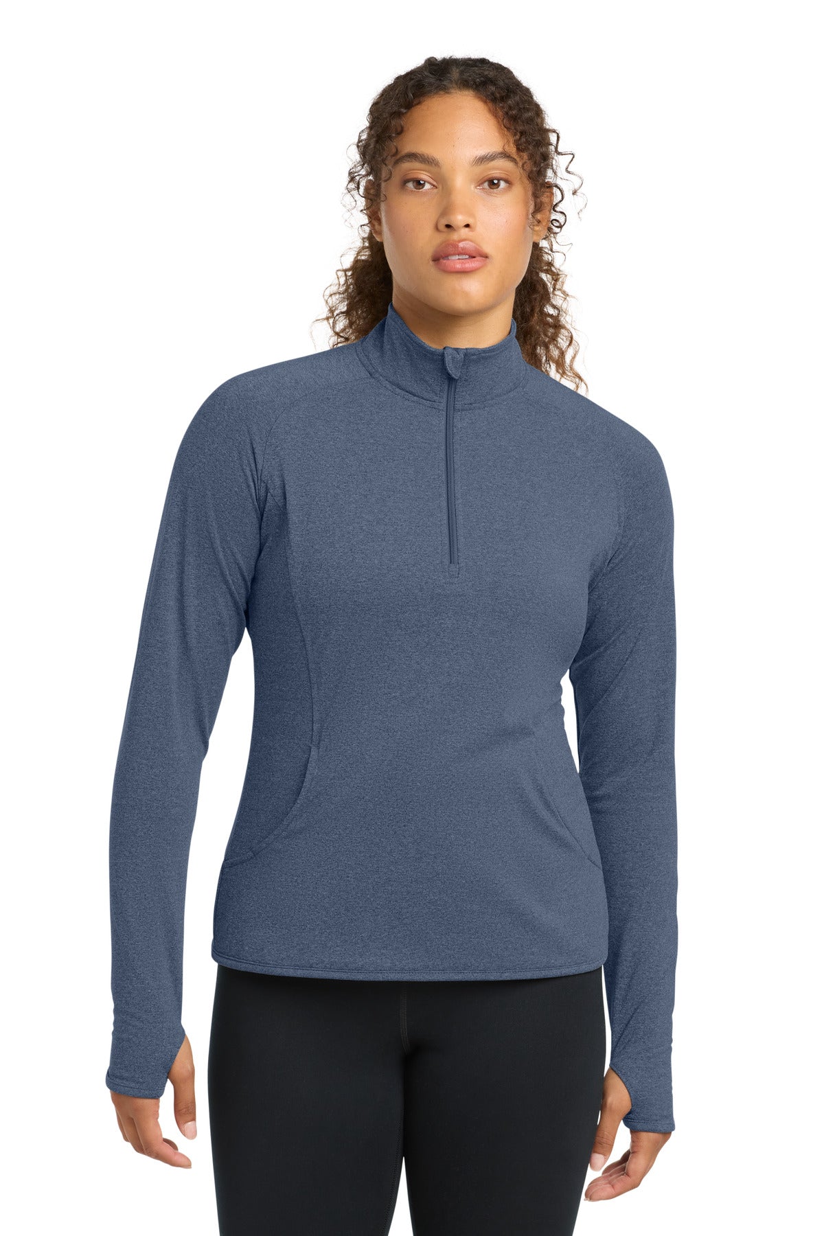 Sport-Tek LST850 Women's Sport-Wick Stretch 1/4-Zip Pullover