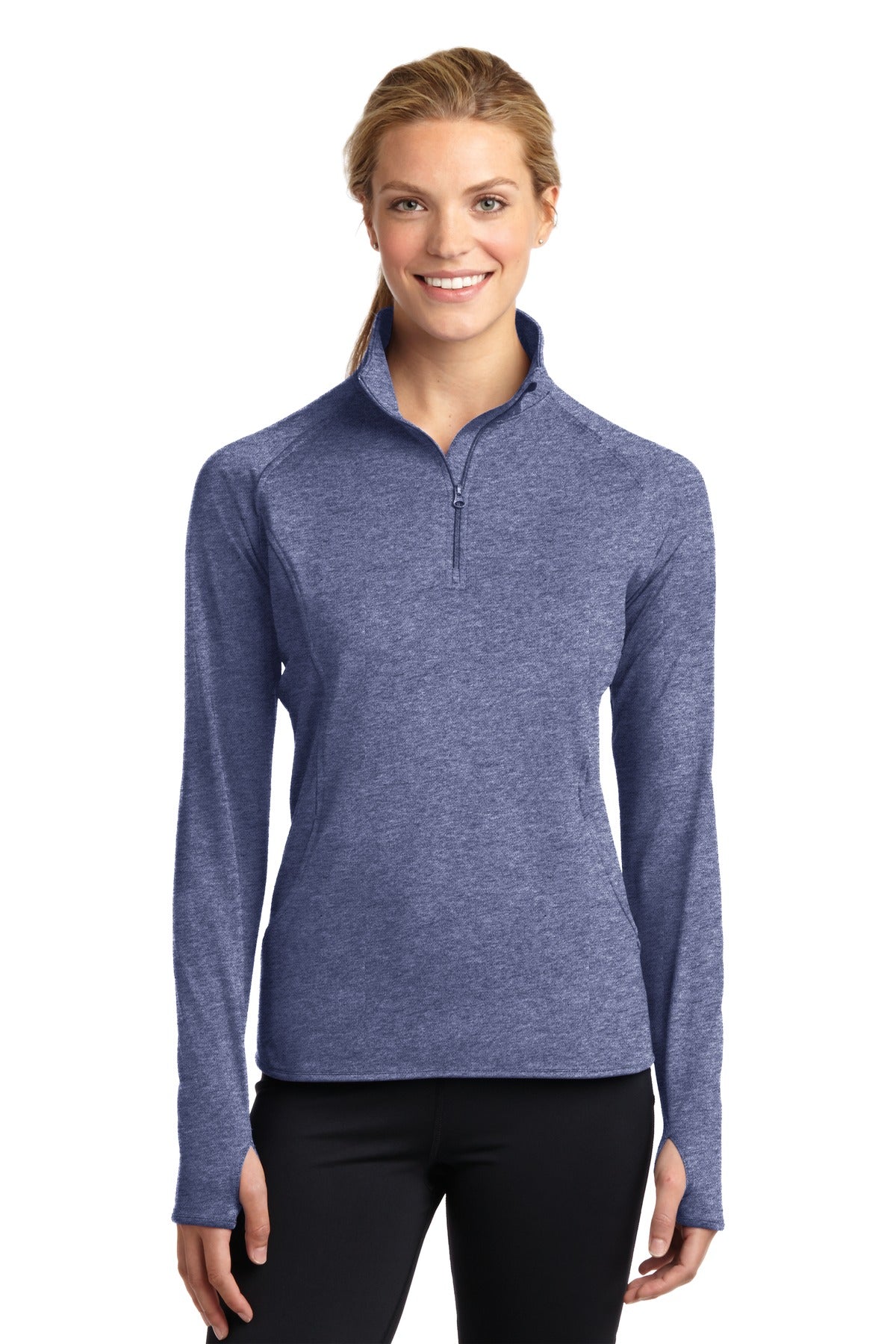 Sport-Tek ® Women's Sport-Wick ® Stretch 1/4-Zip Pullover. LST850 - Sport-Tek LST850