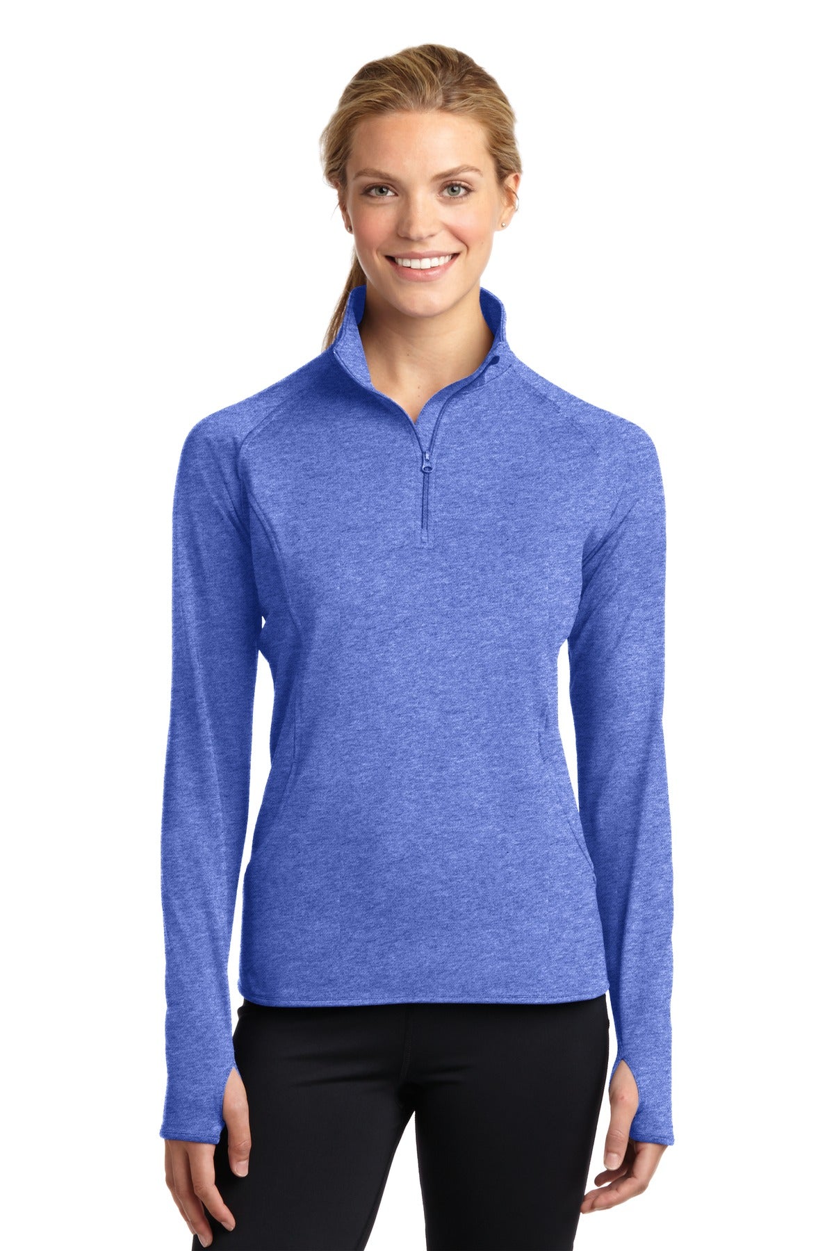 Sport-Tek ® Women's Sport-Wick ® Stretch 1/4-Zip Pullover. LST850 - Sport-Tek LST850