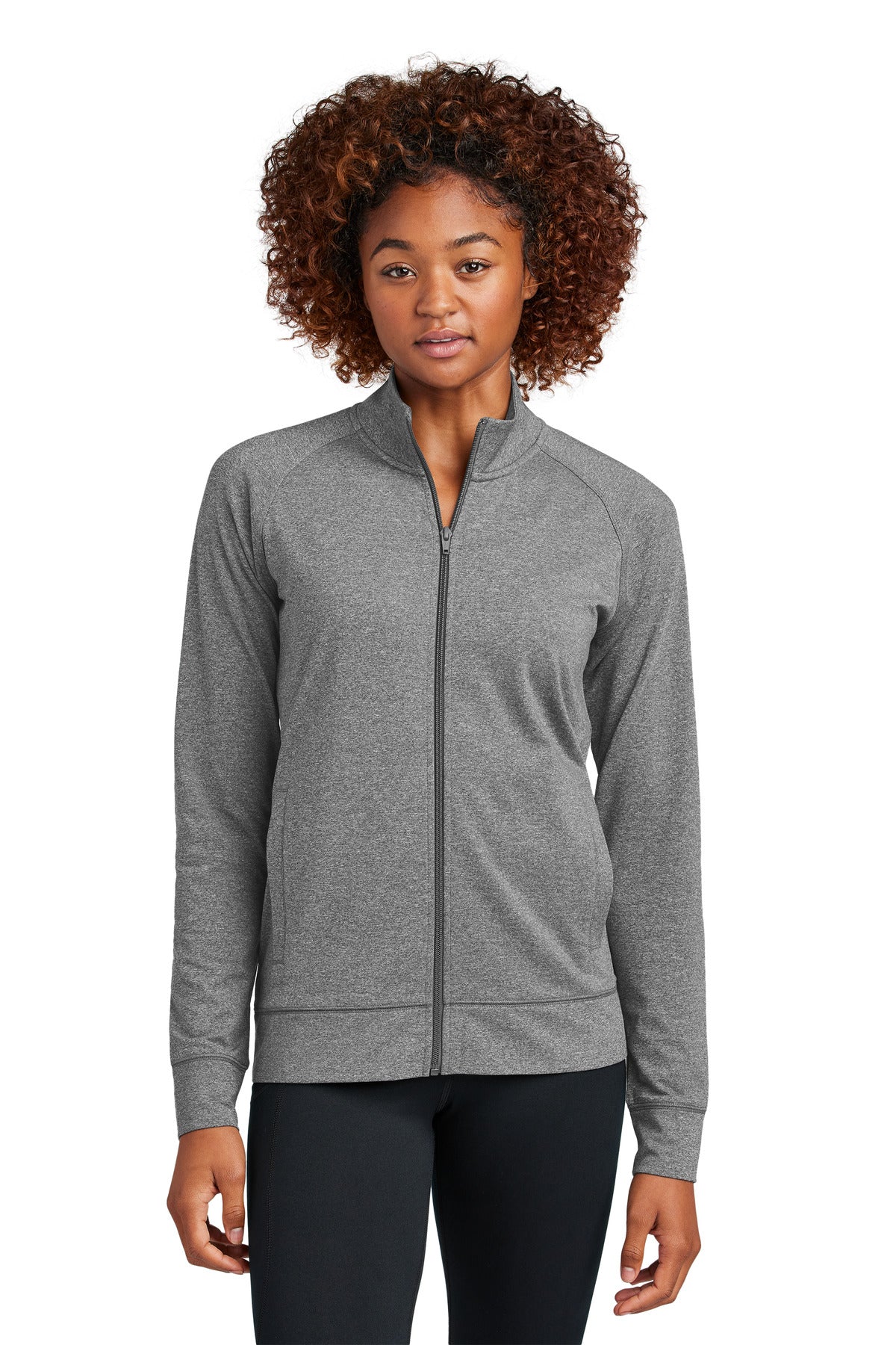 Sport-Tek LST857 Women's Sport-Wick Stretch Full-Zip Cadet Jacket