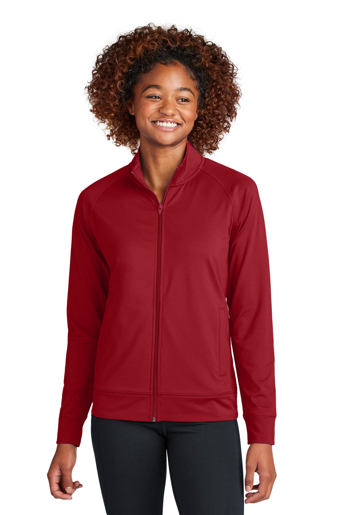 Sport-Tek LST857 Women's Sport-Wick Stretch Full-Zip Cadet Jacket