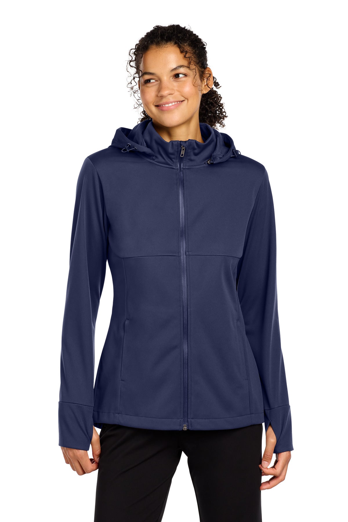 Sport-Tek ® Women's Hooded Soft Shell Jacket LST980 - Sport-Tek LST980