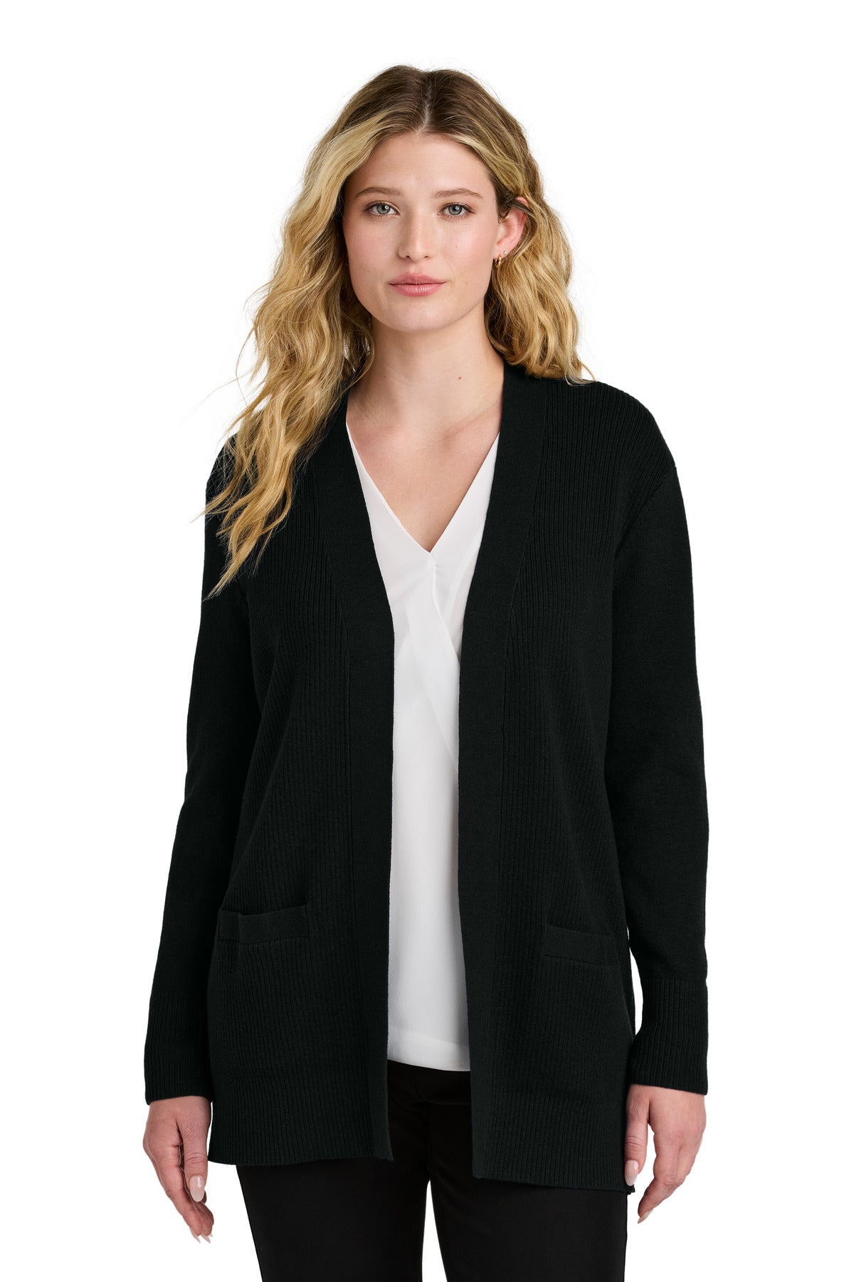 Port Authority ® Women's Easy Care Open-Front Cardigan Sweater LSW2890 - Port Authority LSW2890