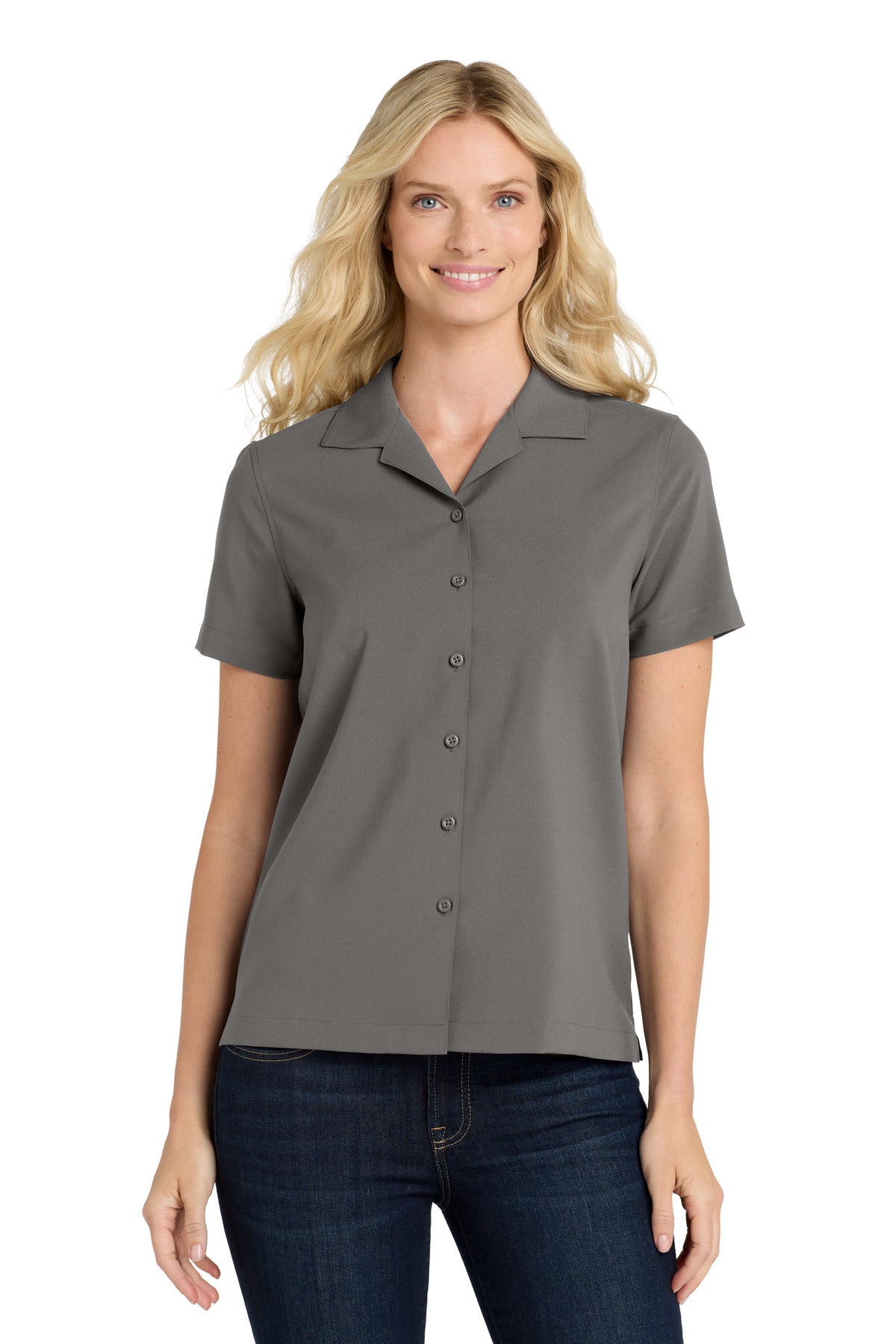 Port Authority ® Women's Short Sleeve Performance Staff Shirt LW400 - Port Authority LW400