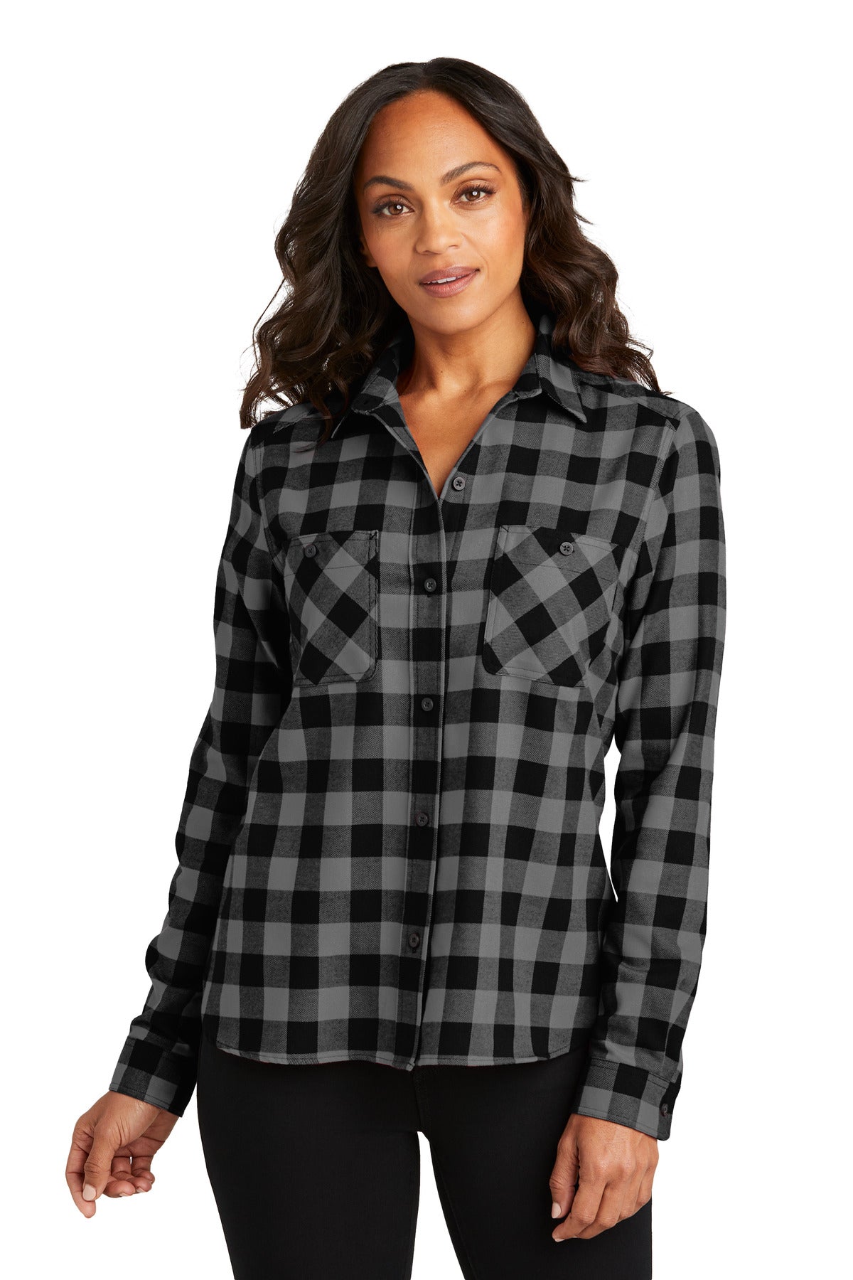 Port Authority ® Women's Plaid Flannel Shirt LW669 - Port Authority LW669