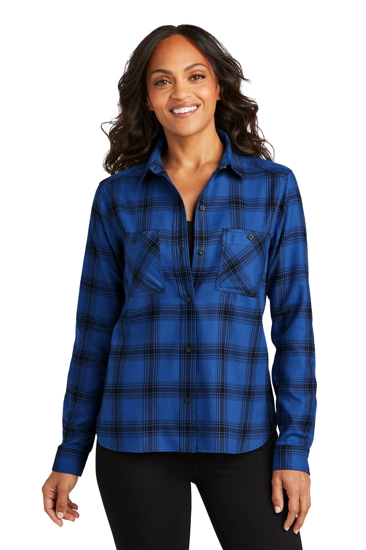 Port Authority LW669 Women's Plaid Flannel Shirt